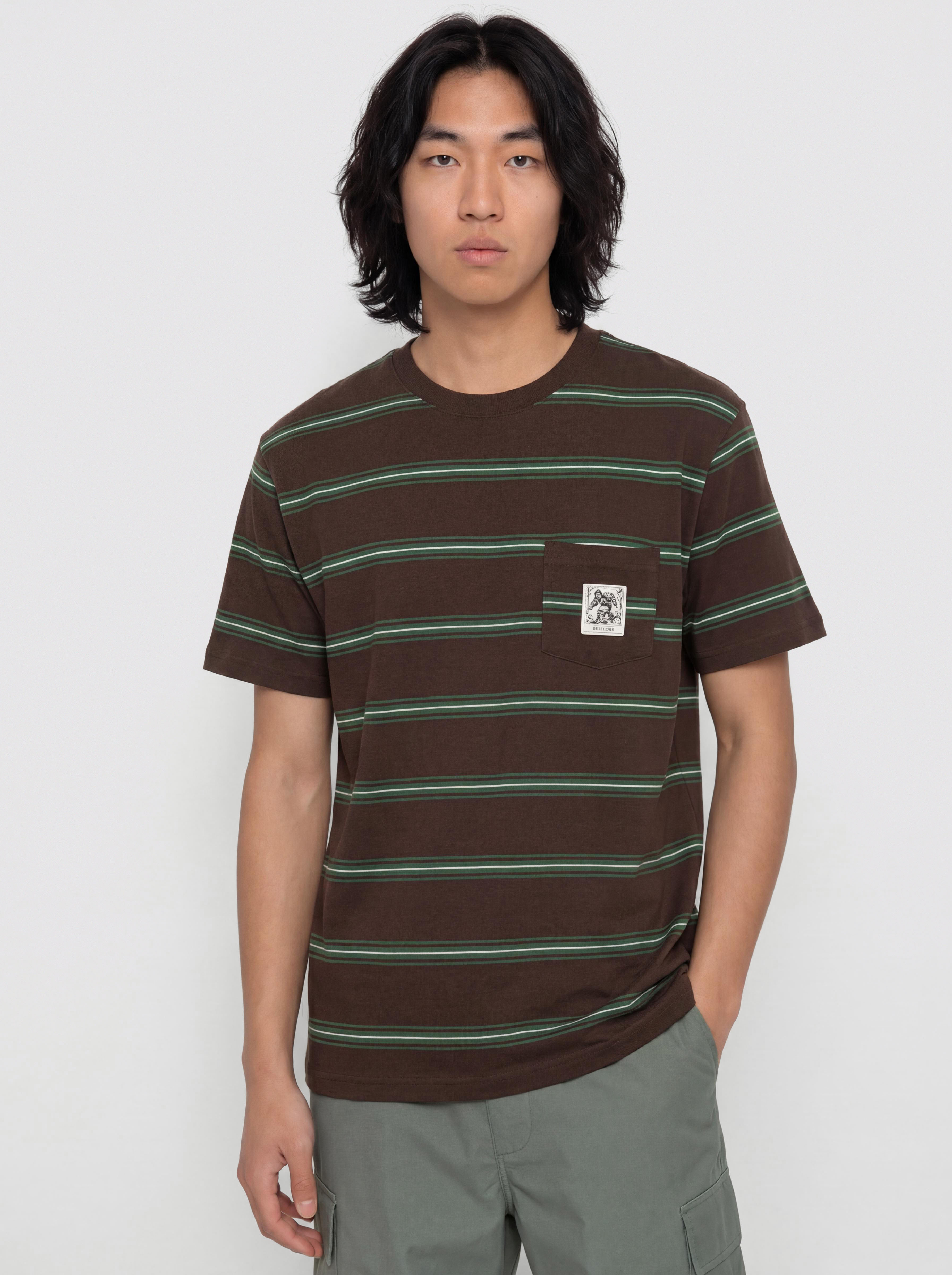 Element Bigfoot Pocket Label T-Shirt (bigfoot java stripe)