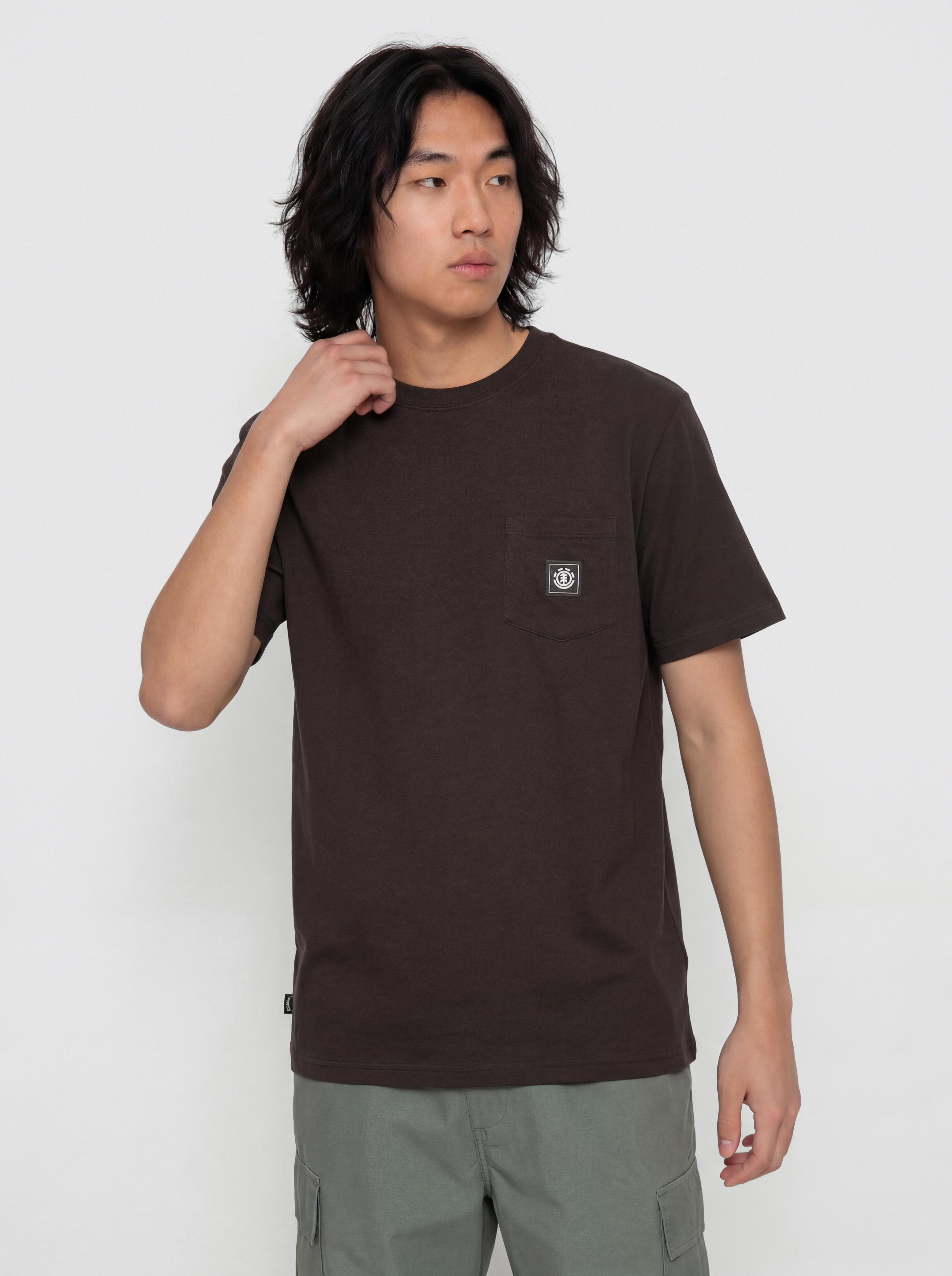 Element Basic Pocket Label T-Shirt (flint black)