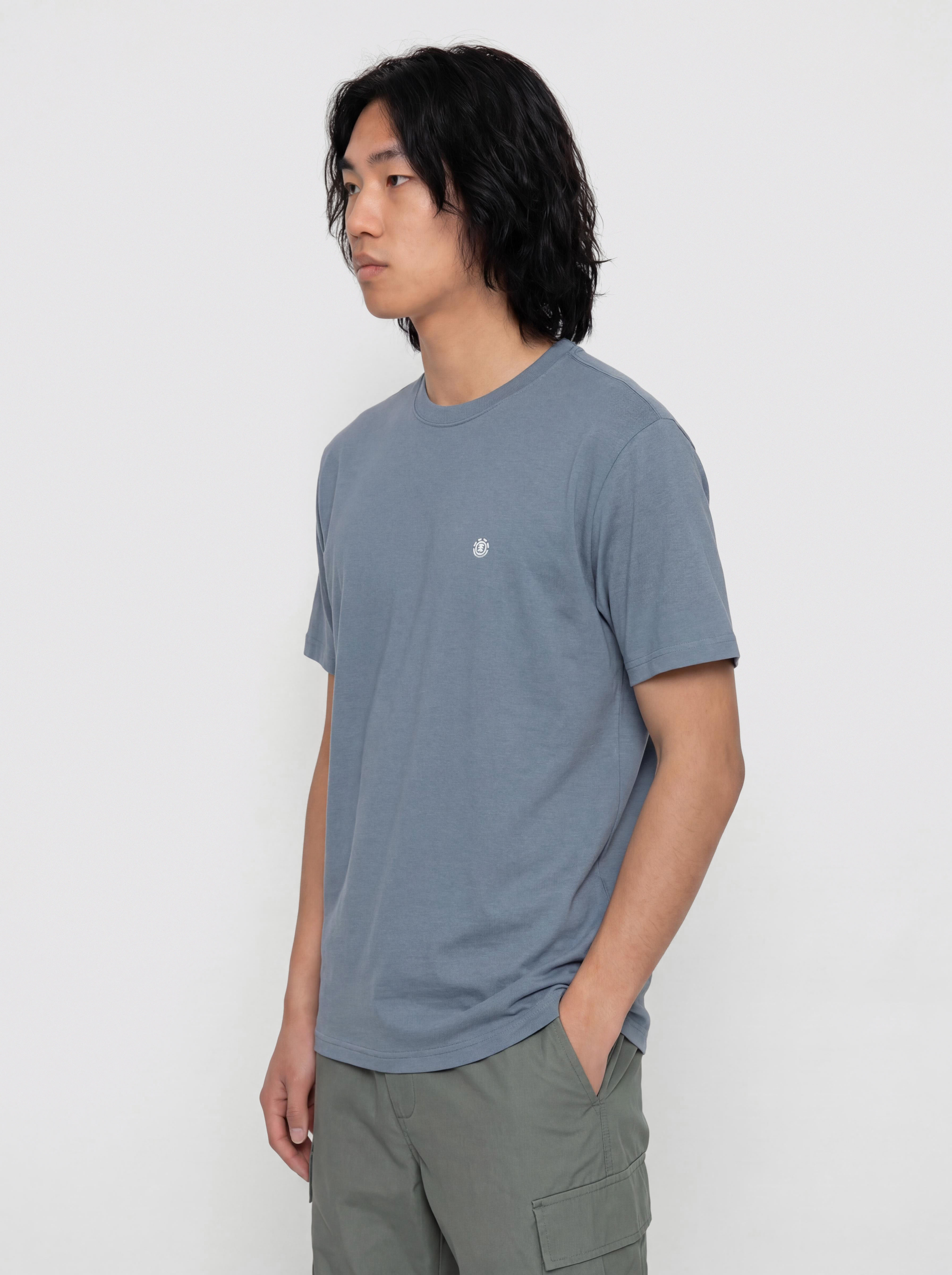 Element Icon Embroidery T-shirt (blue mirage)