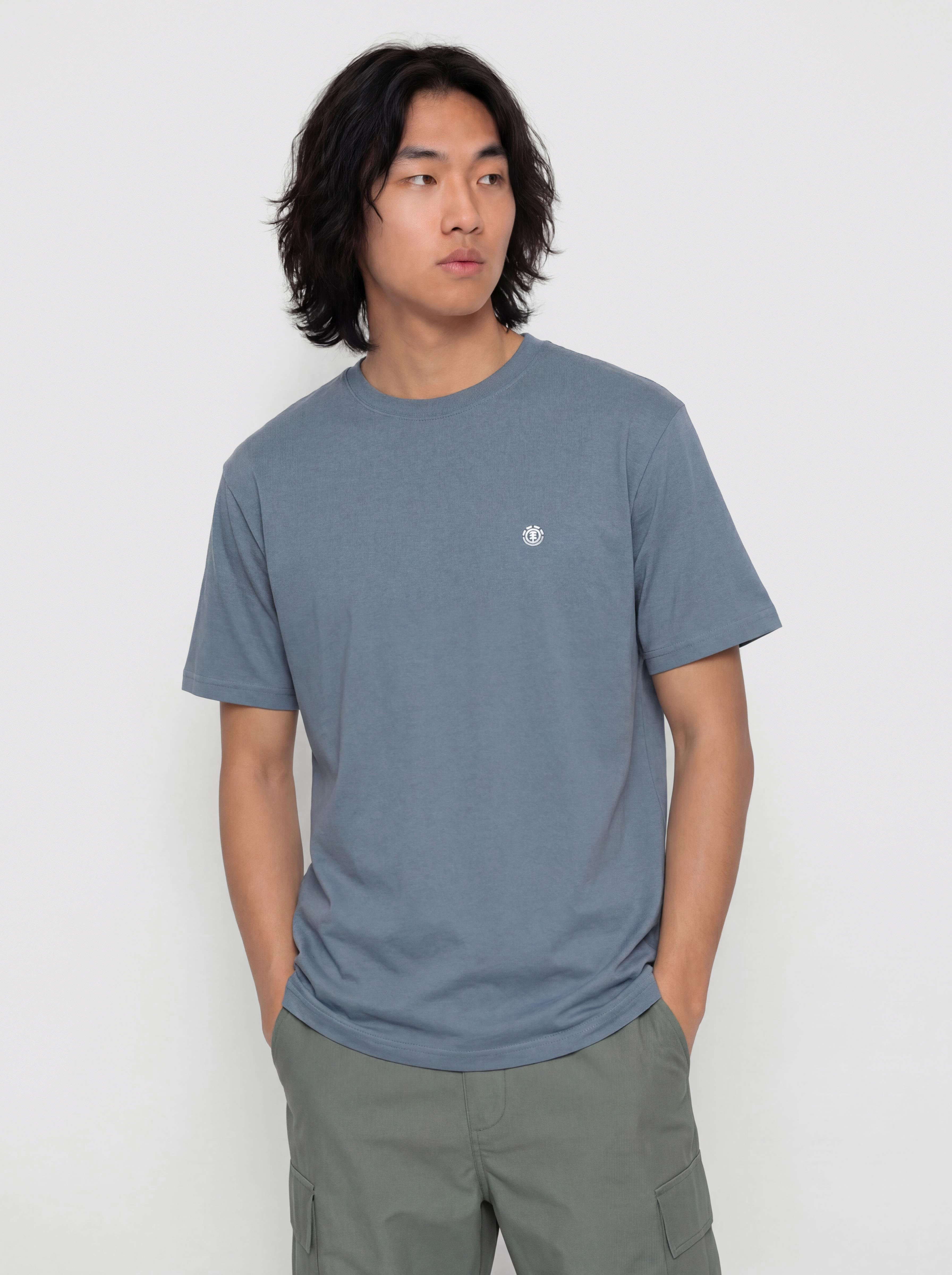 Element Icon Embroidery T-shirt (blue mirage)