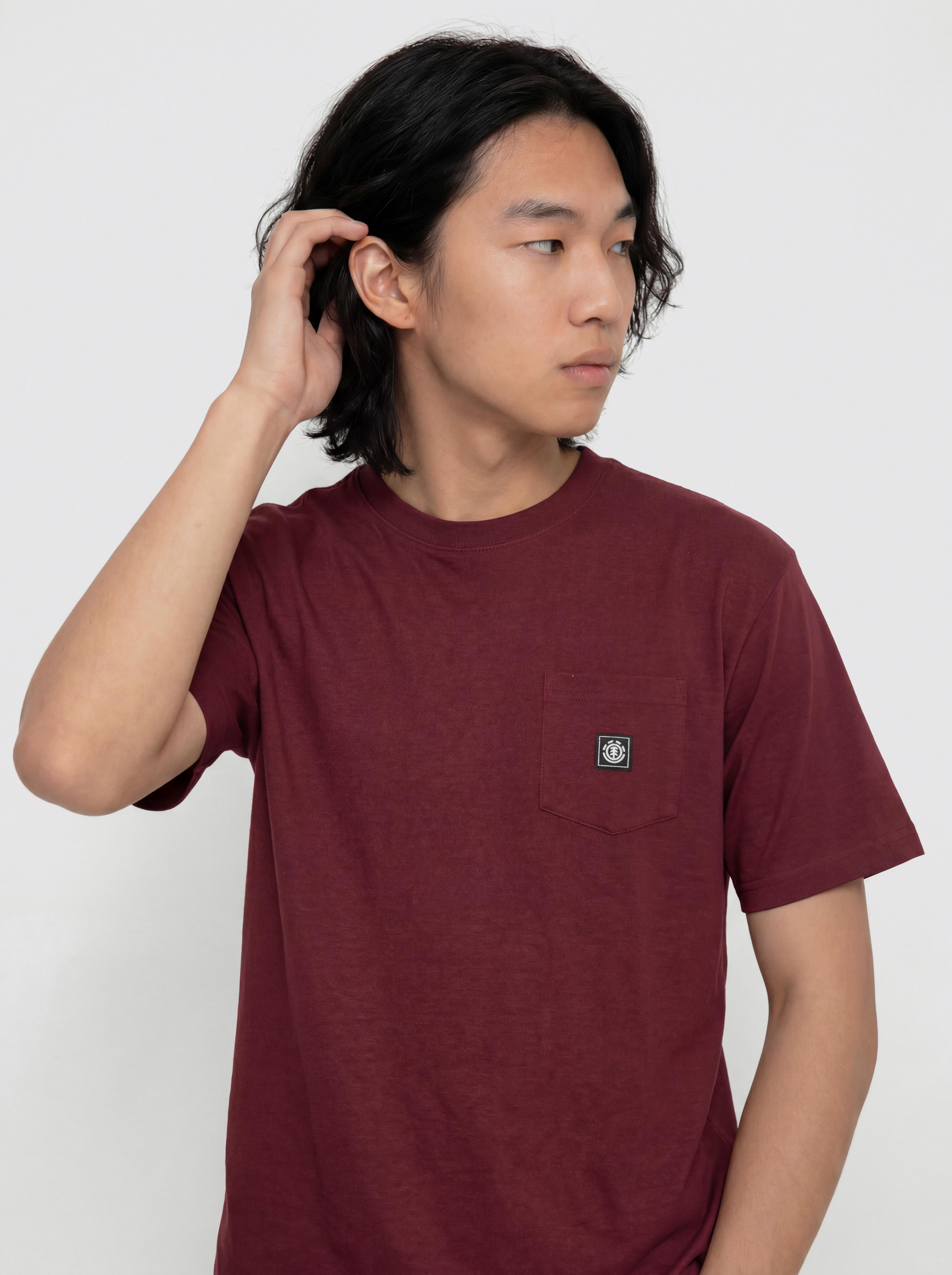 Element T-Shirt Icon Label Pocket (zinfandel)