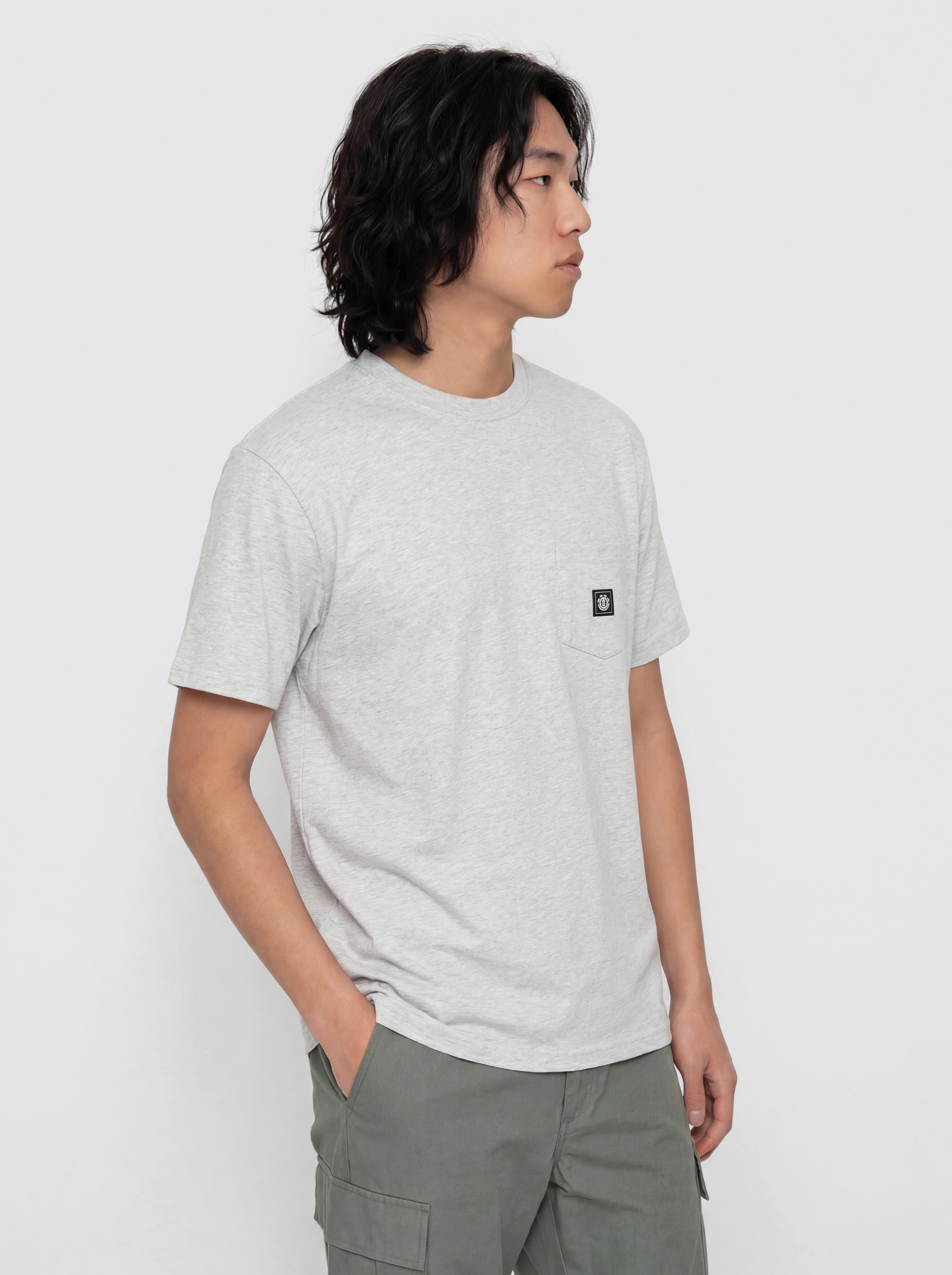 Element T-Shirt Icon Label Pocket (mid grey heather)