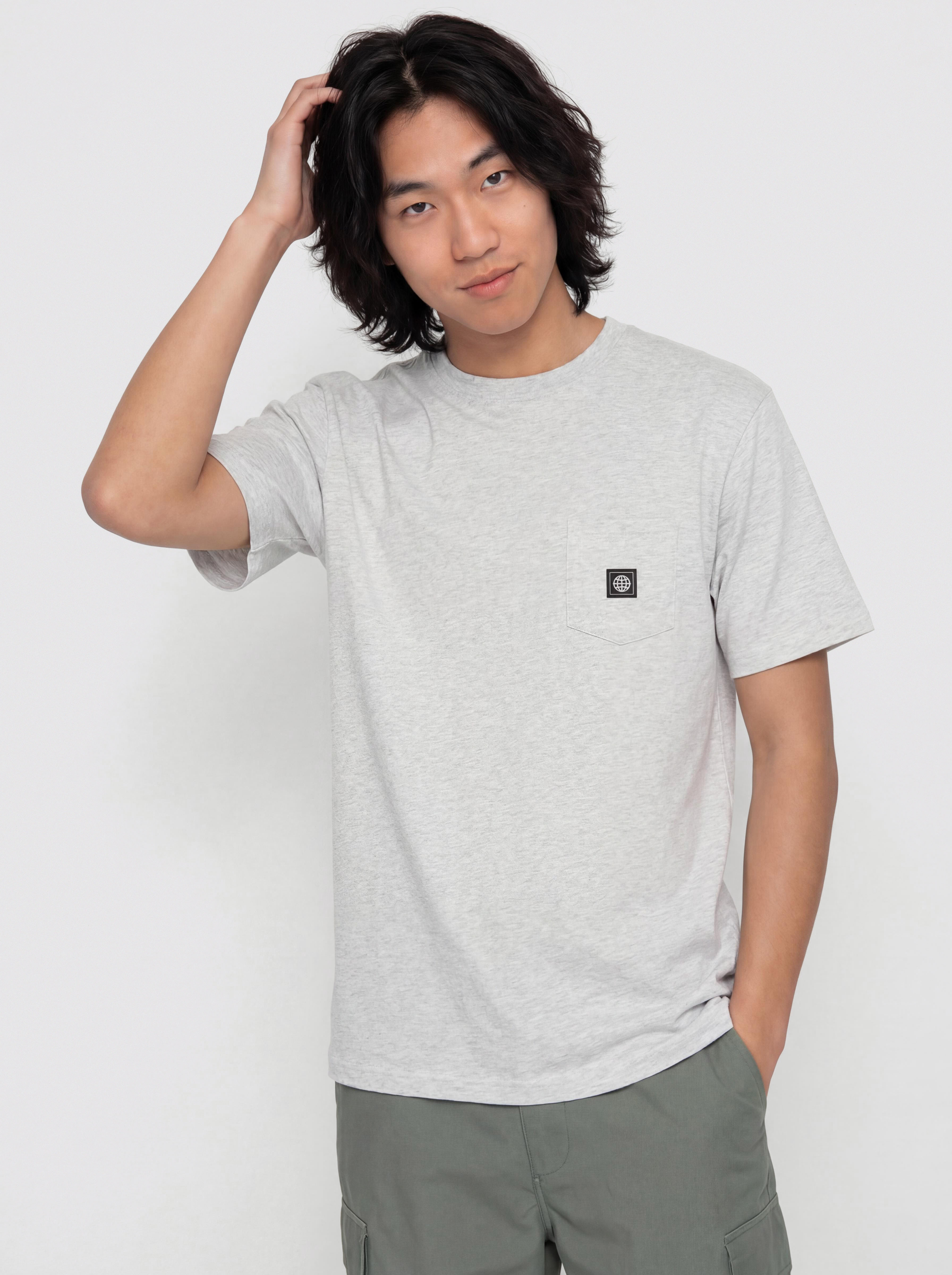 Element T-Shirt Icon Label Pocket (mid grey heather)