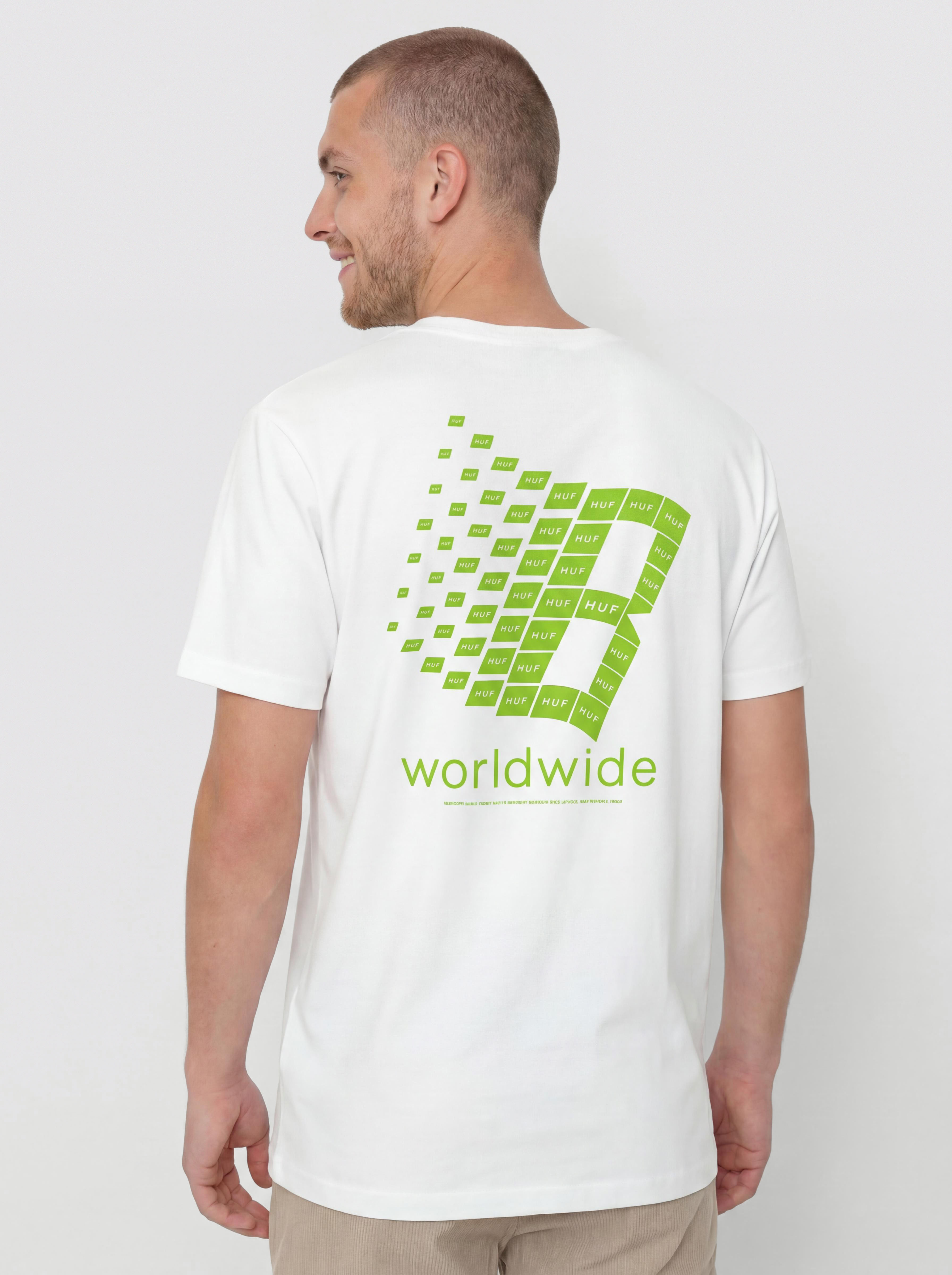 HUF T-Shirt X Bronze Worldwide (white)