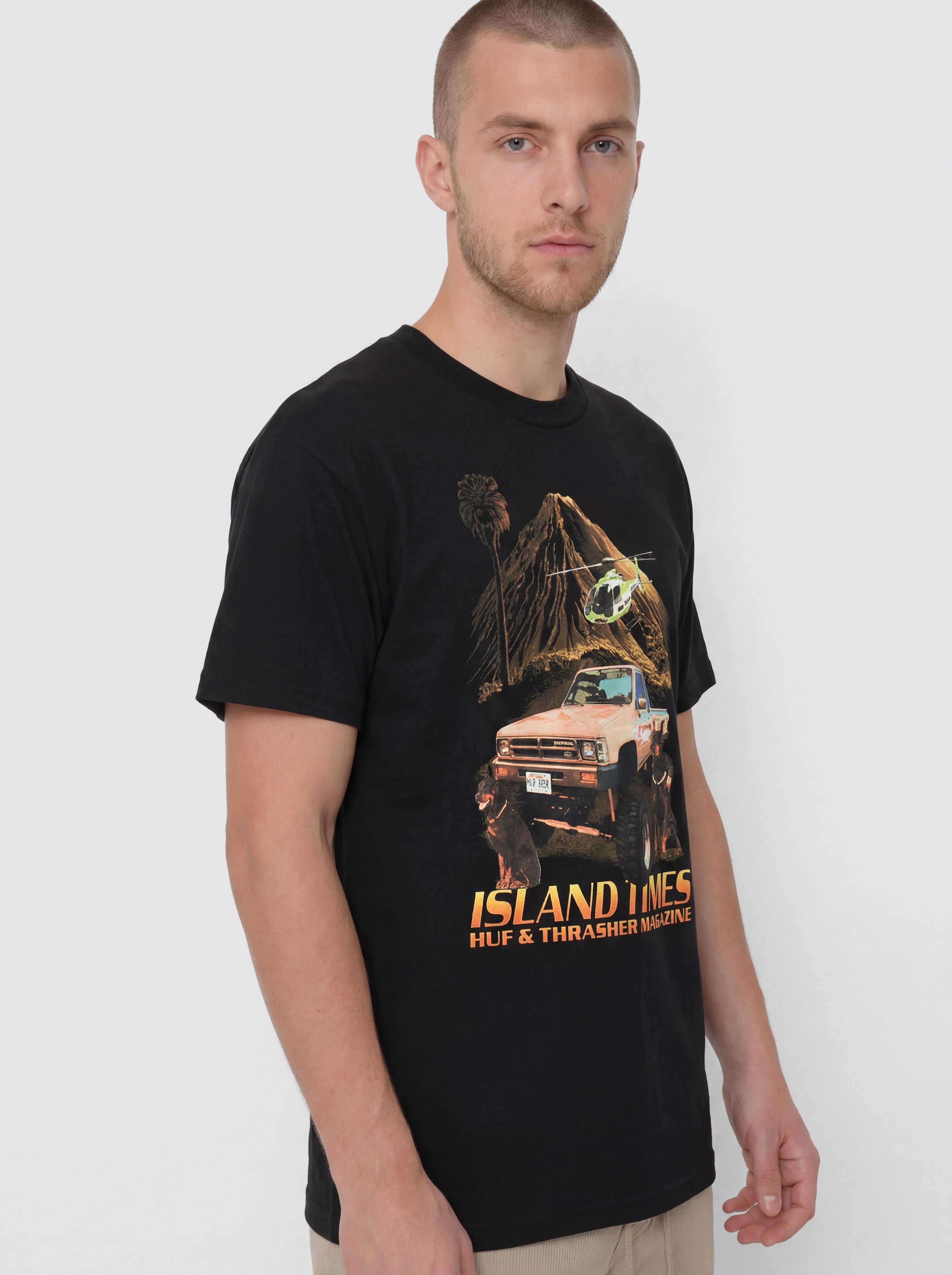 HUF T-Shirt X Thrasher Island Times