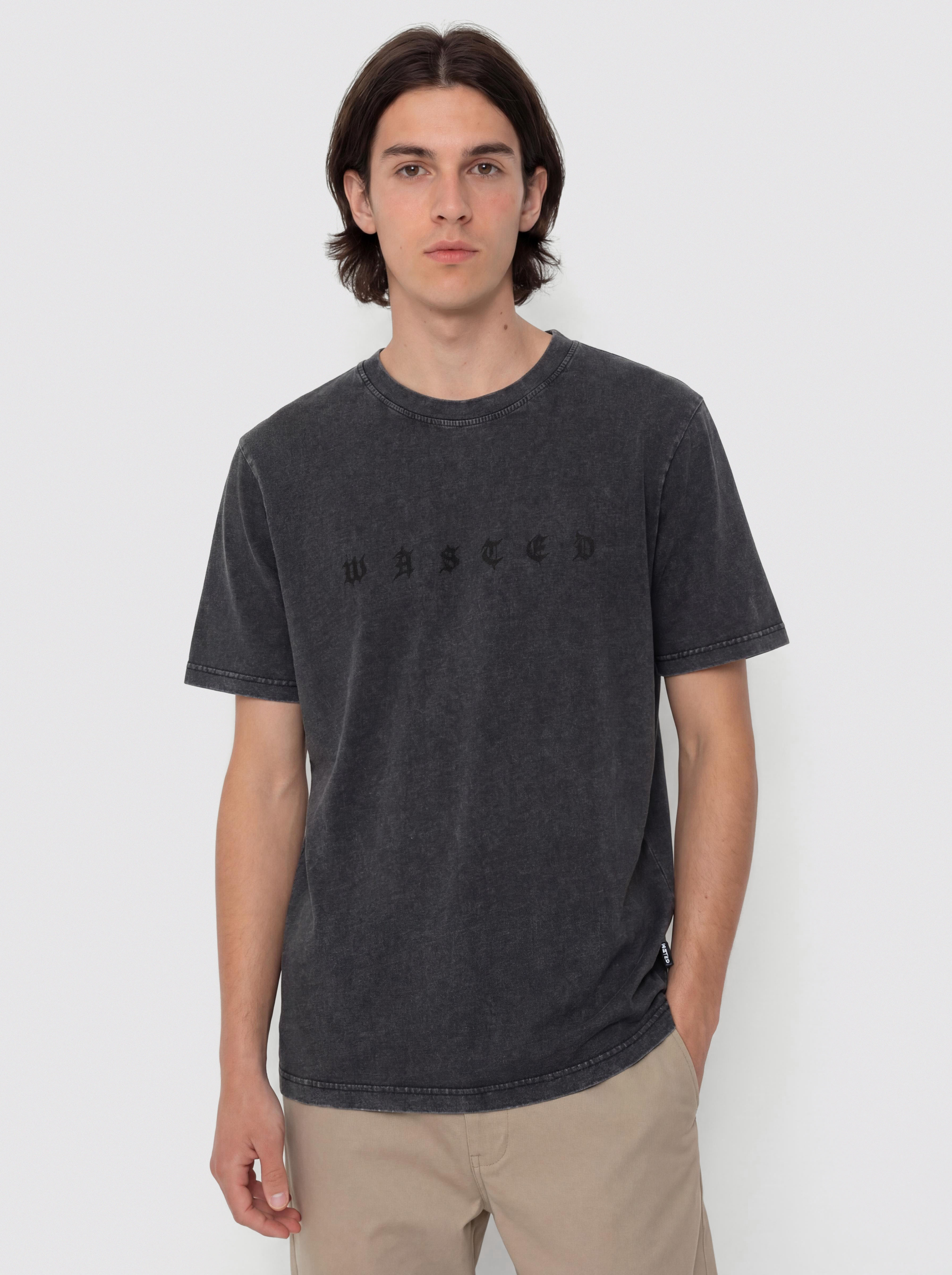 Wasted Paris Splinter Faded T-Shirt (faded black)