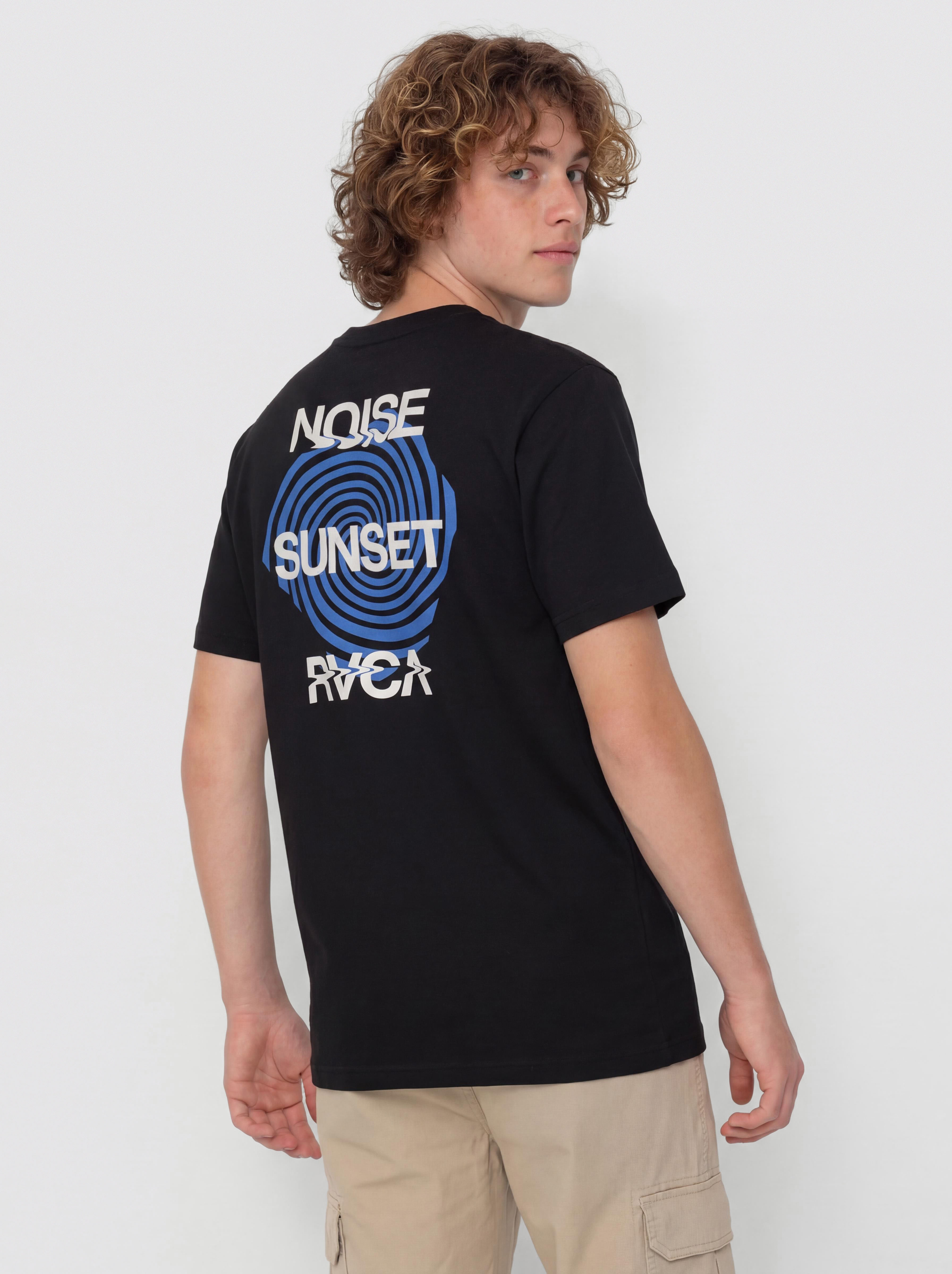 RVCA Noise Sunset T-Shirt (rvca black)