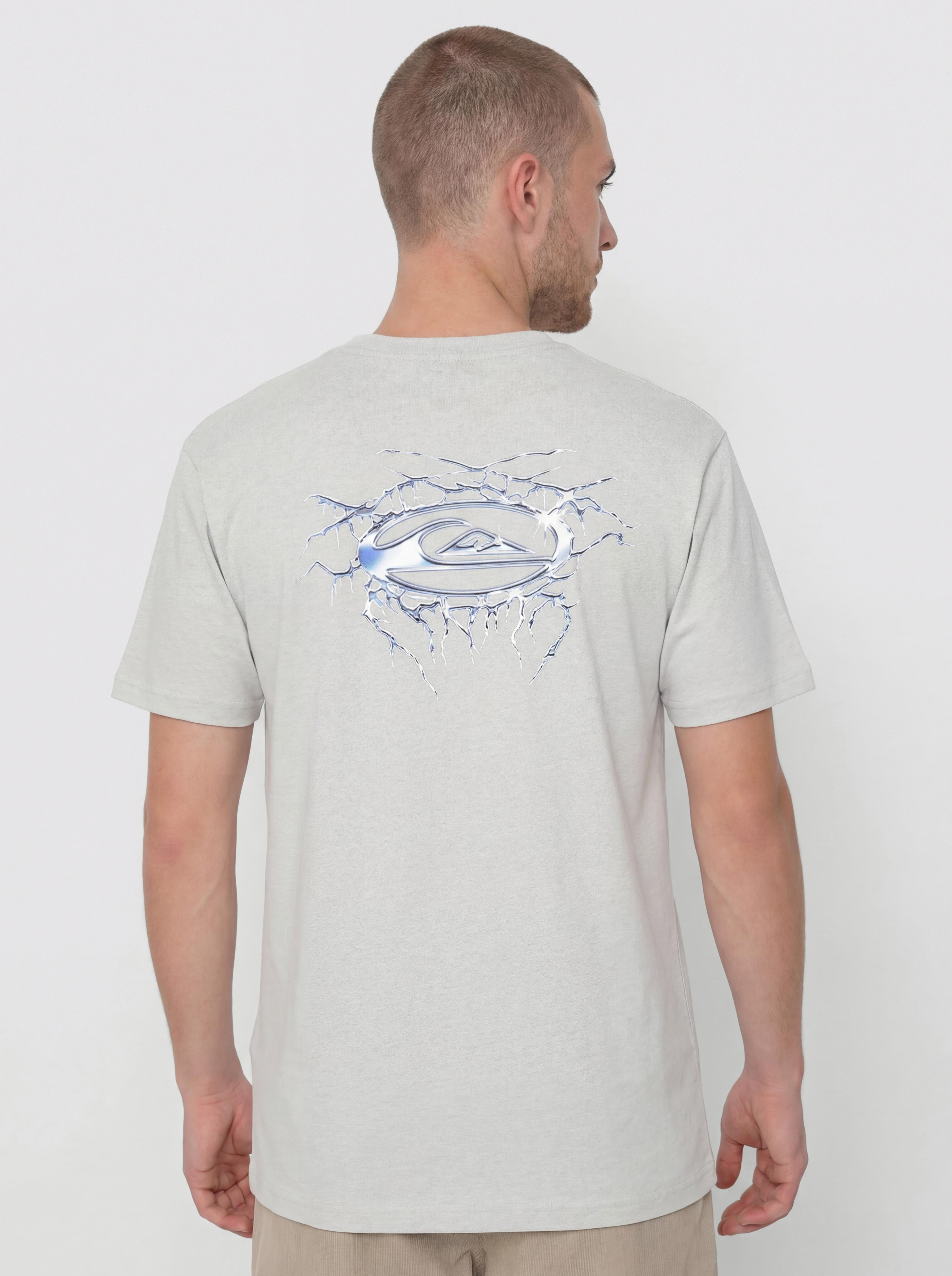 Quiksilver Mercury Chrome Lightning T-Shirt (lunar rock)