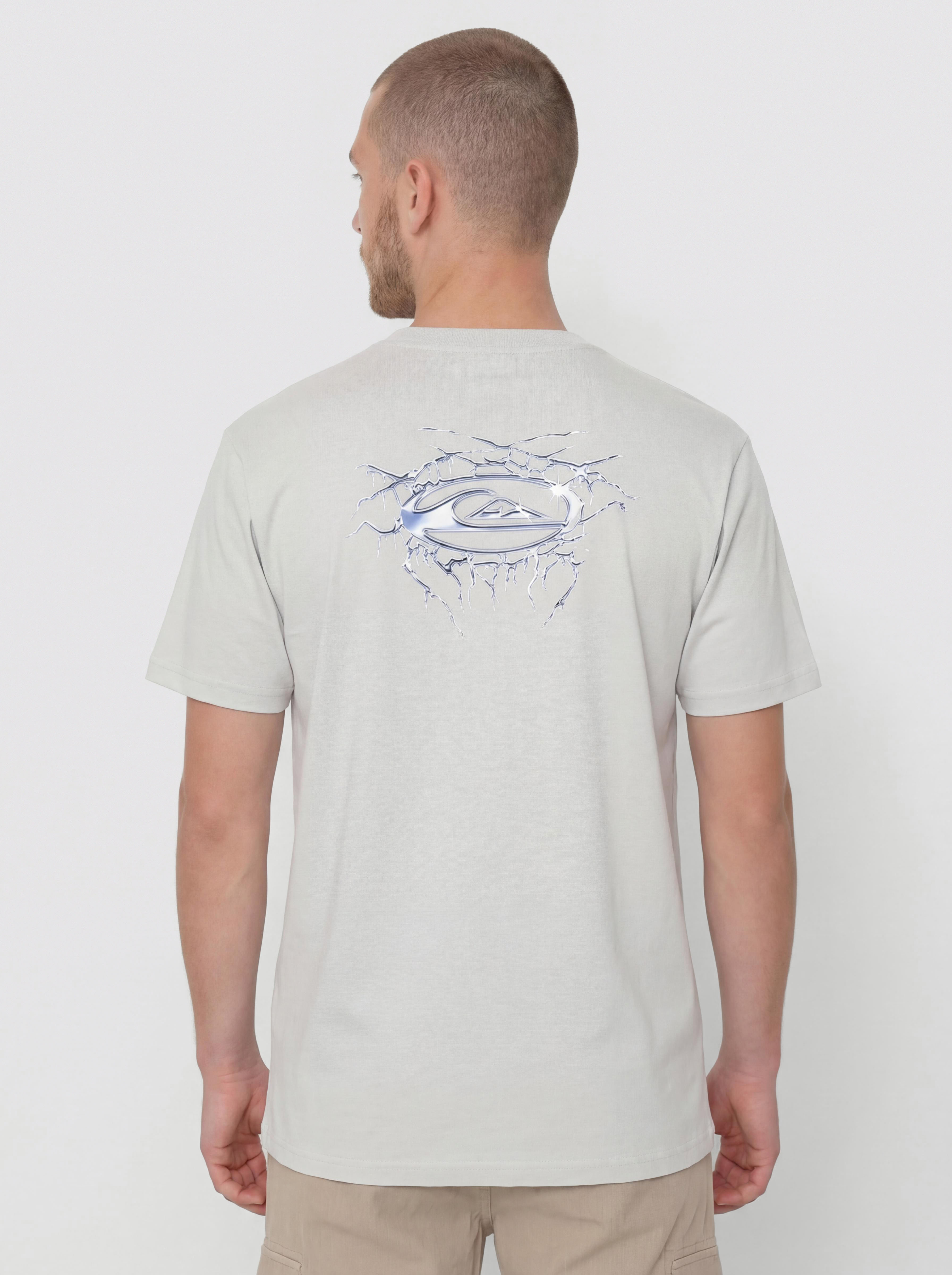 Quiksilver Mercury Chrome Lightning T-Shirt (lunar rock)
