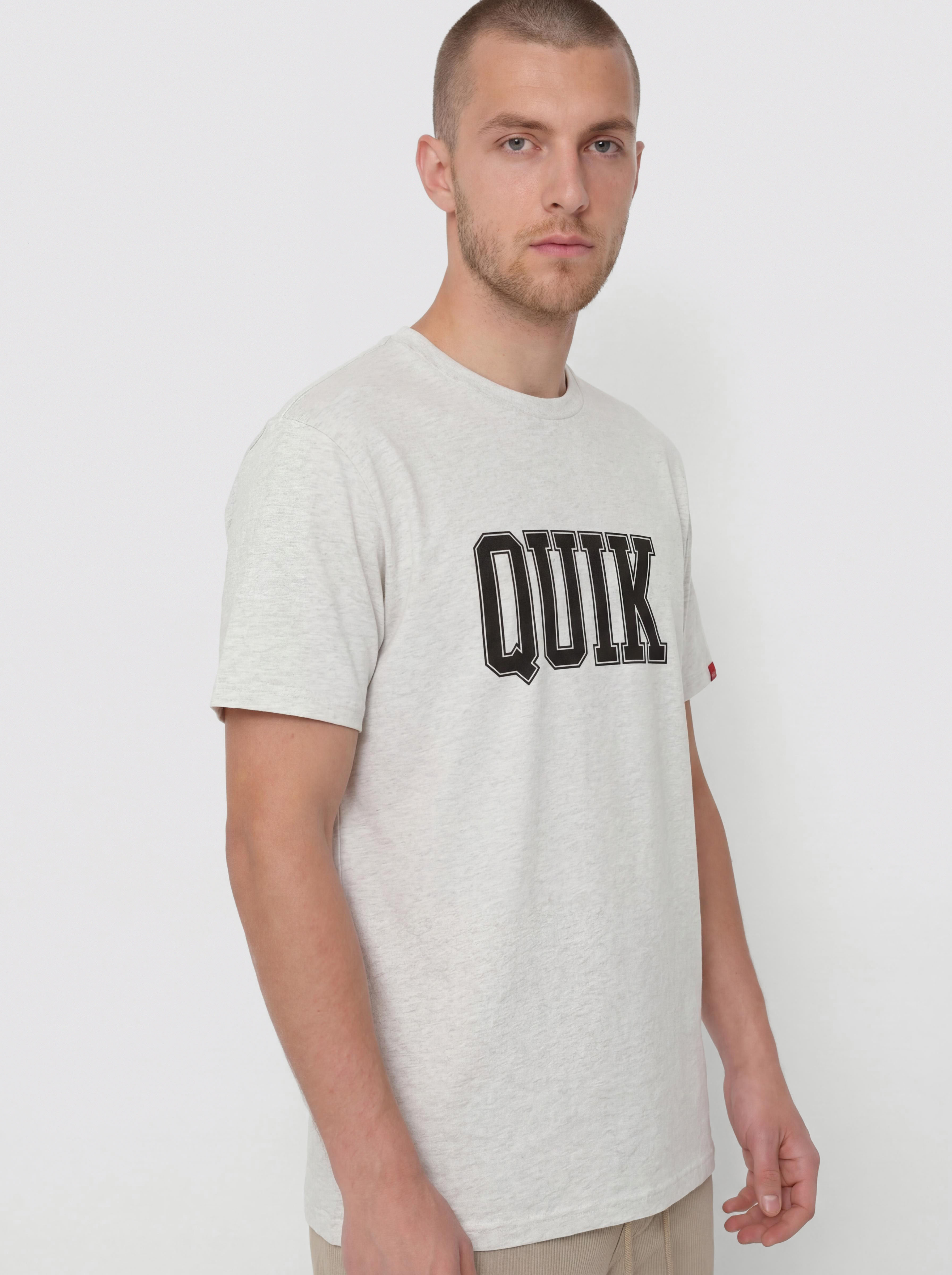 Quiksilver T-Shirt Griff Quik Gfn (snow heather)