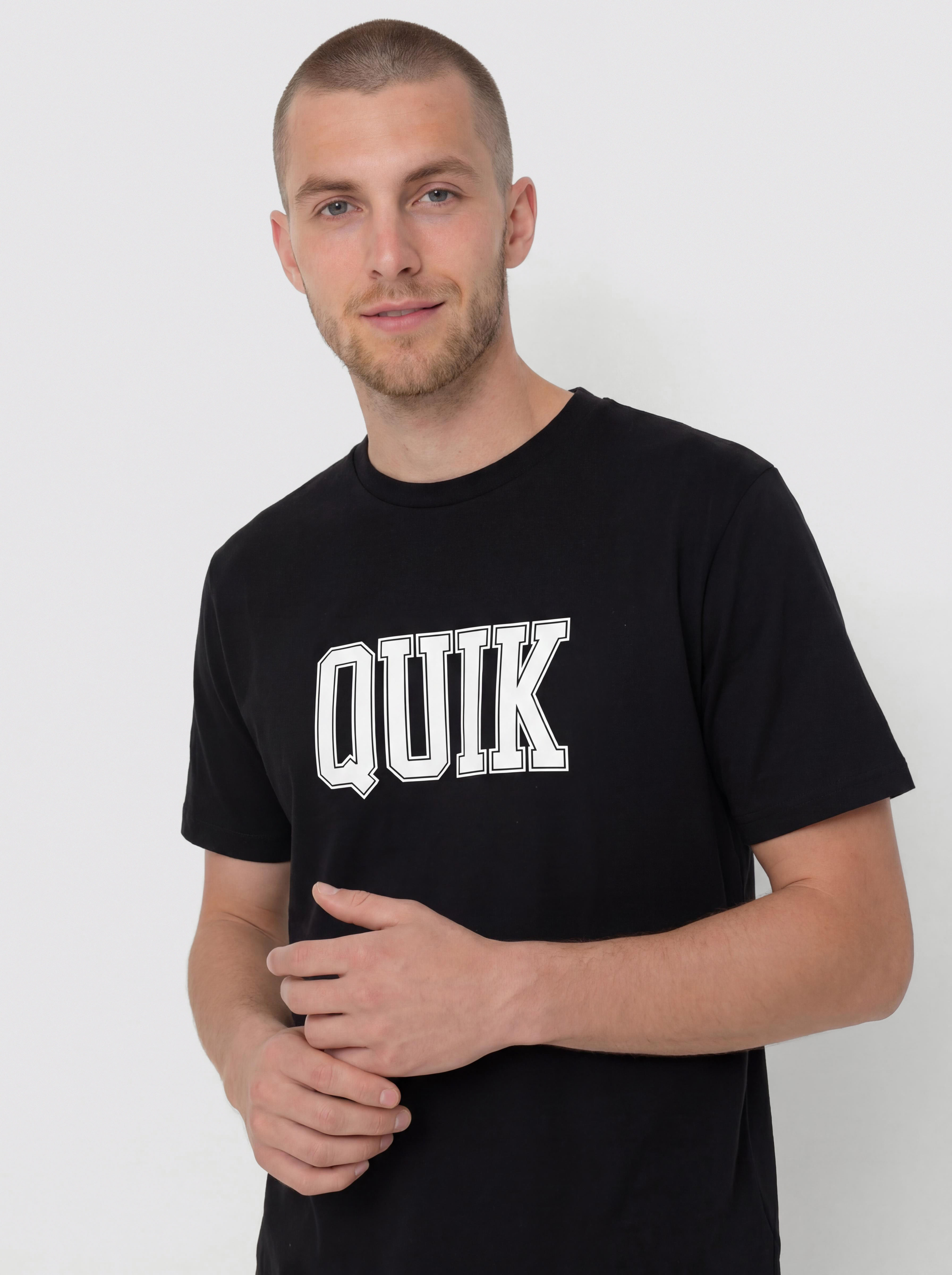 Quiksilver T-Shirt Griff Quik Gfn (black)