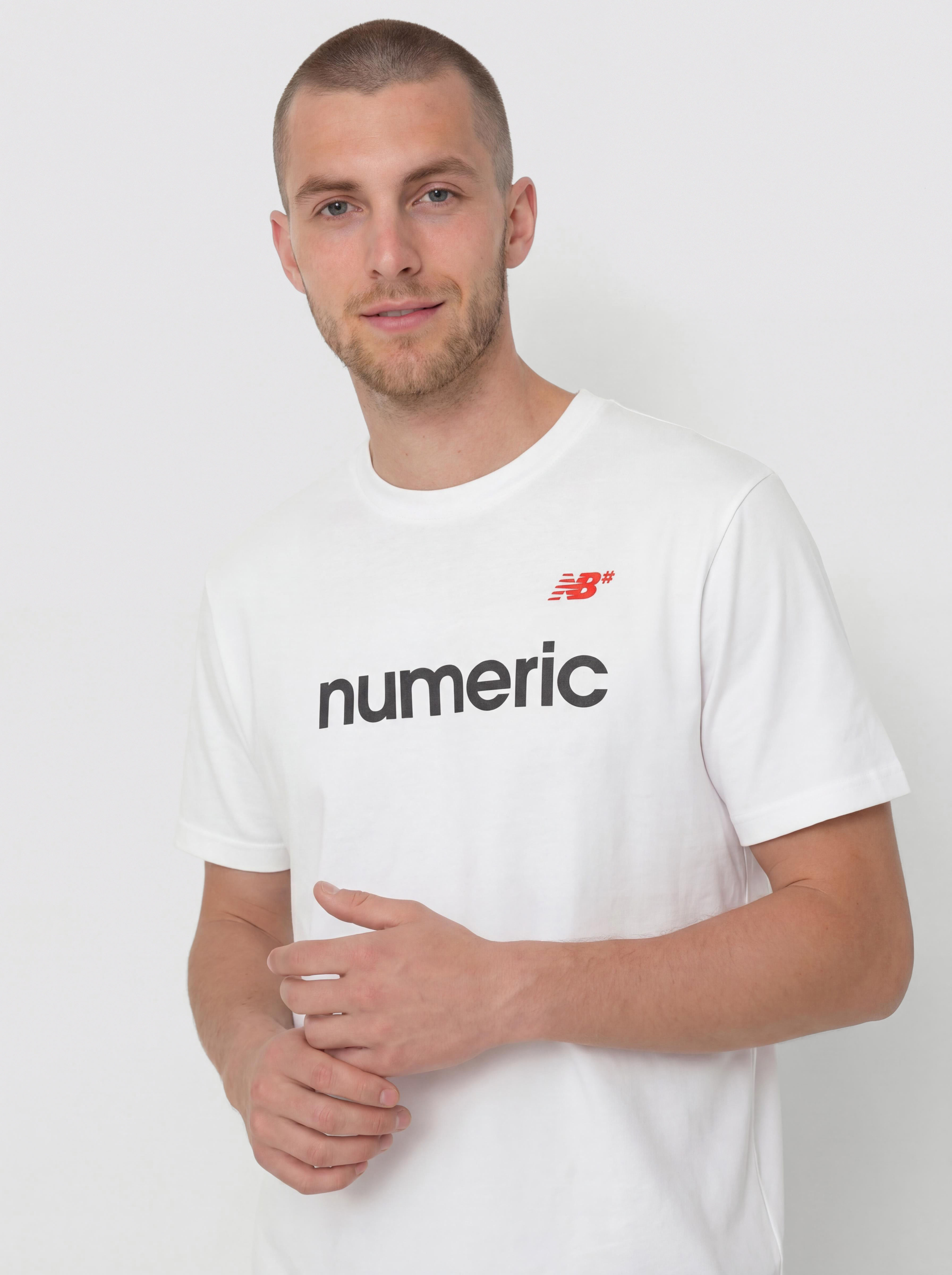 New Balance Numeric Linear Logo T-Shirt (white)