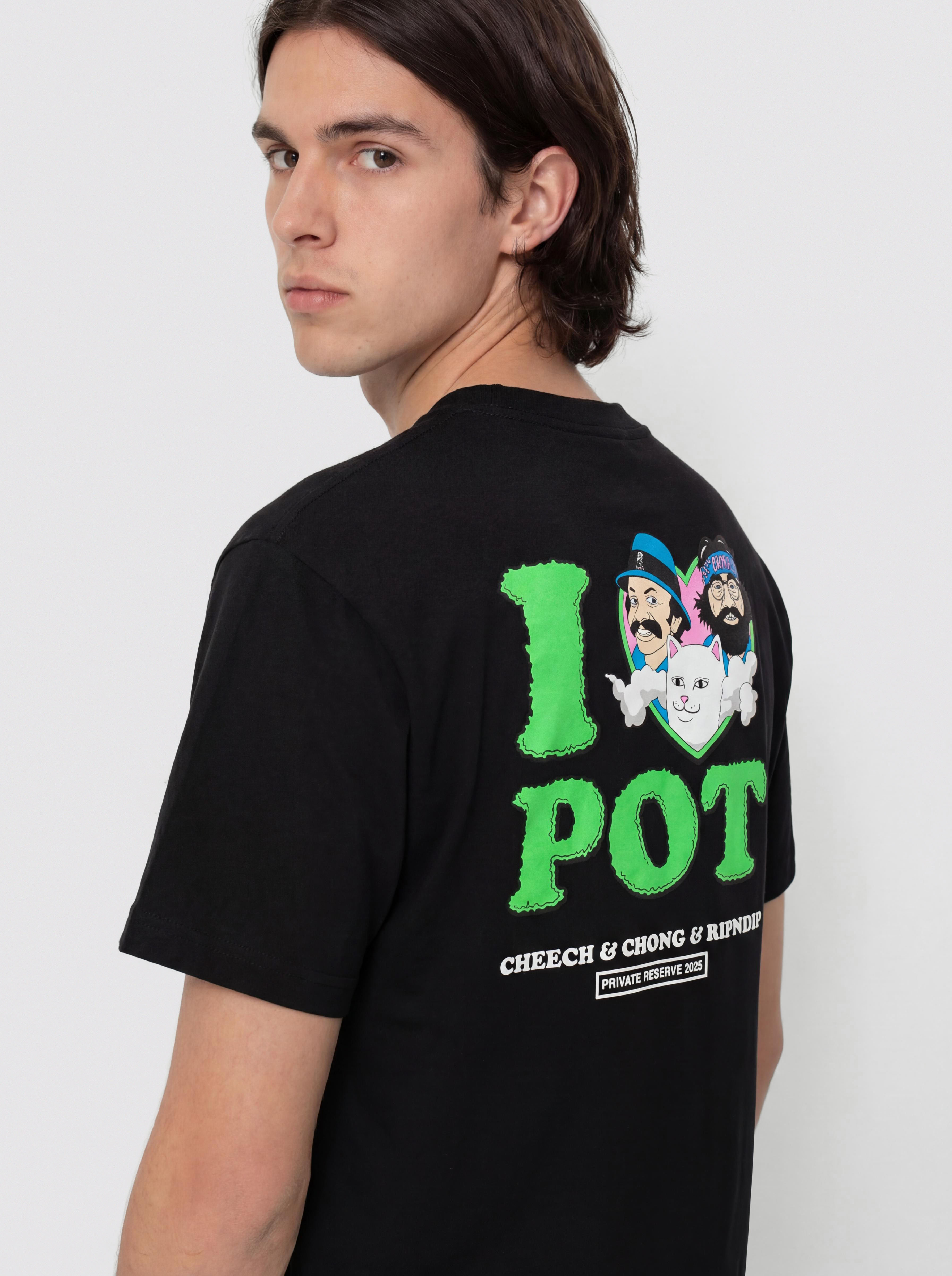 RipNDip I Love Pot T-Shirt (black)