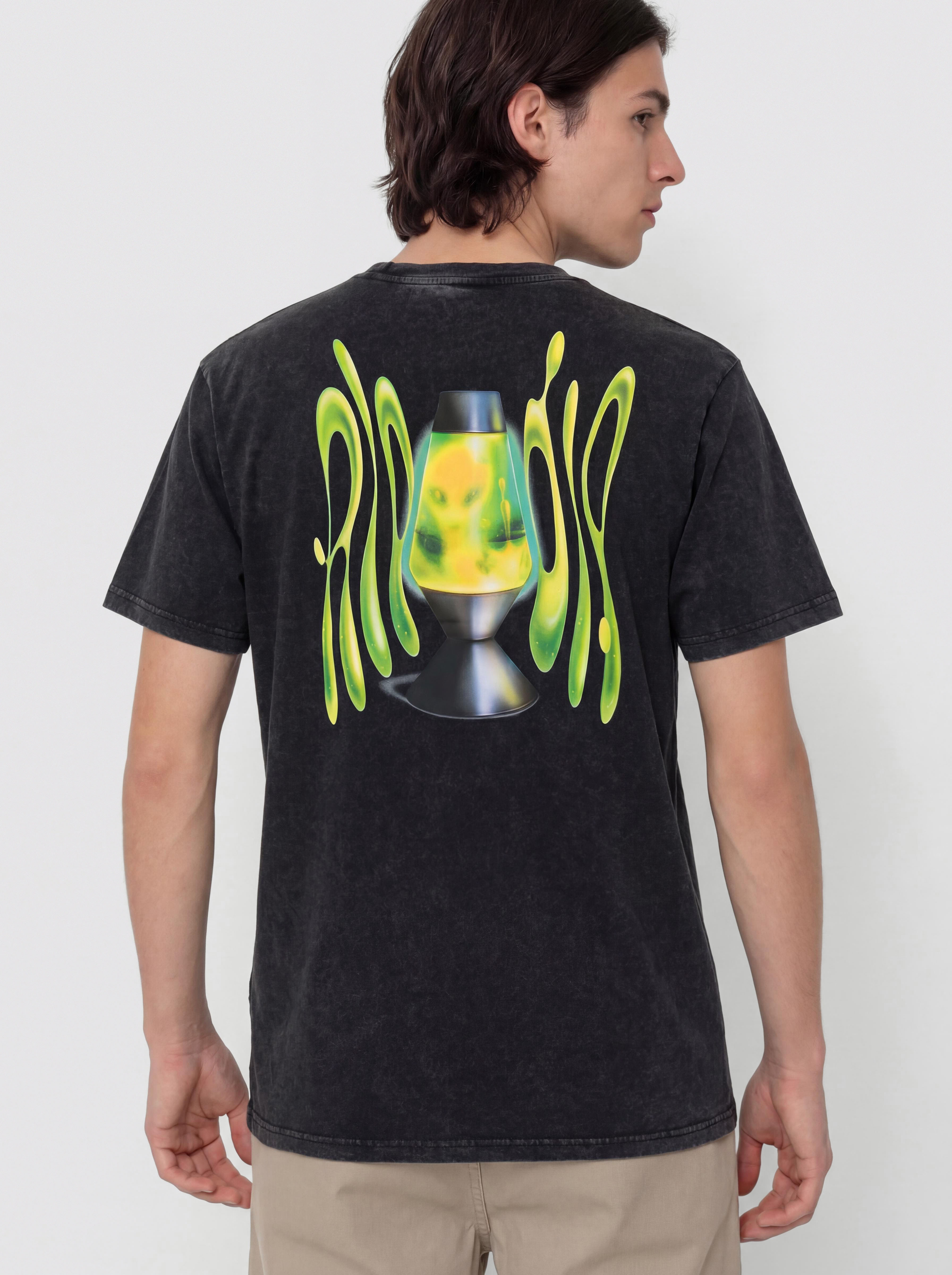RipNDip Lava Lamp T-Shirt (black vintage wash)