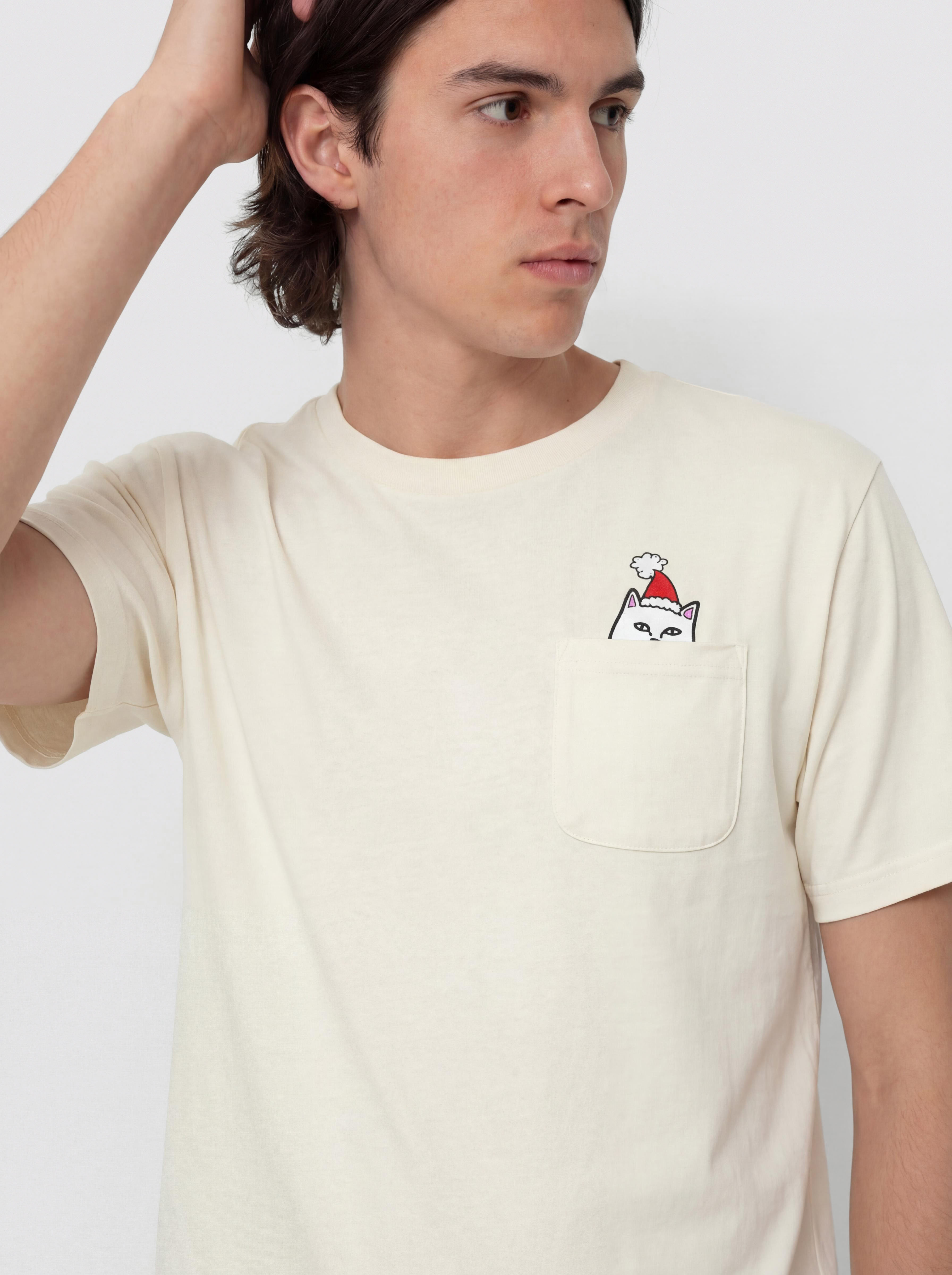RipNDip Lord Santa Pocket T-Shirt (bone)