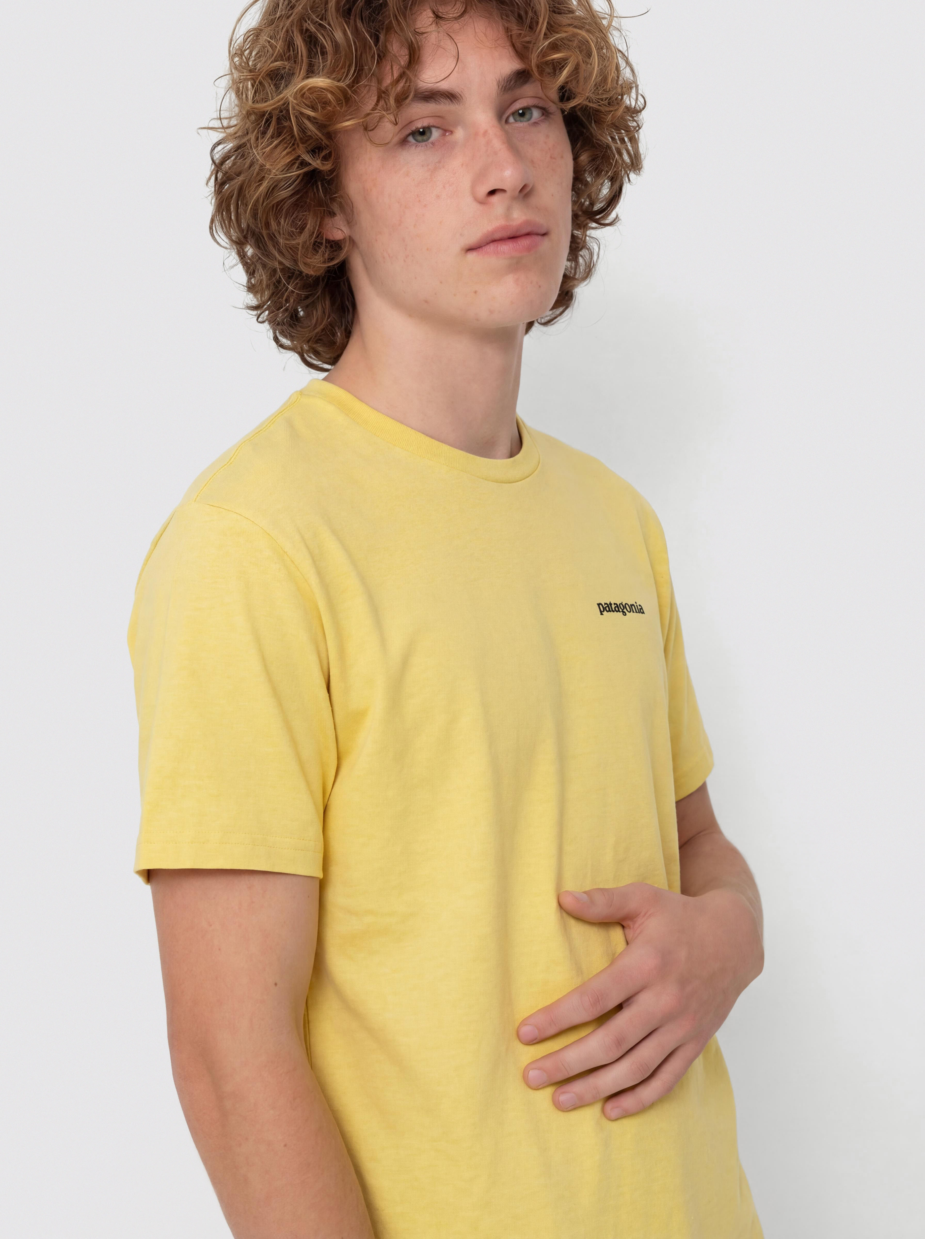 Patagonia P 6 Logo Responsibili T-Shirt (p 6 outline/lemon zest)