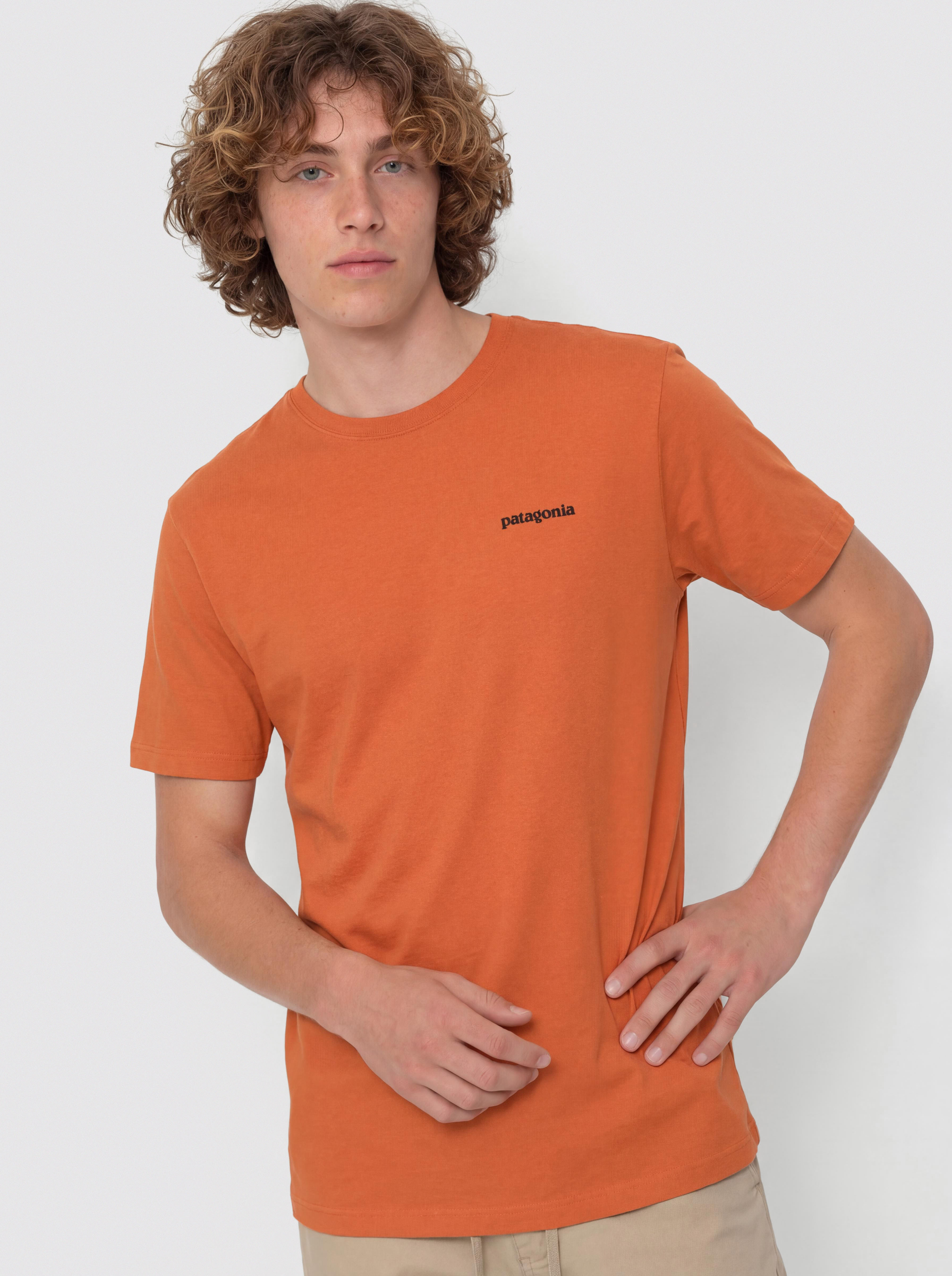 Patagonia P 6 Logo T-Shirt (coal orange)