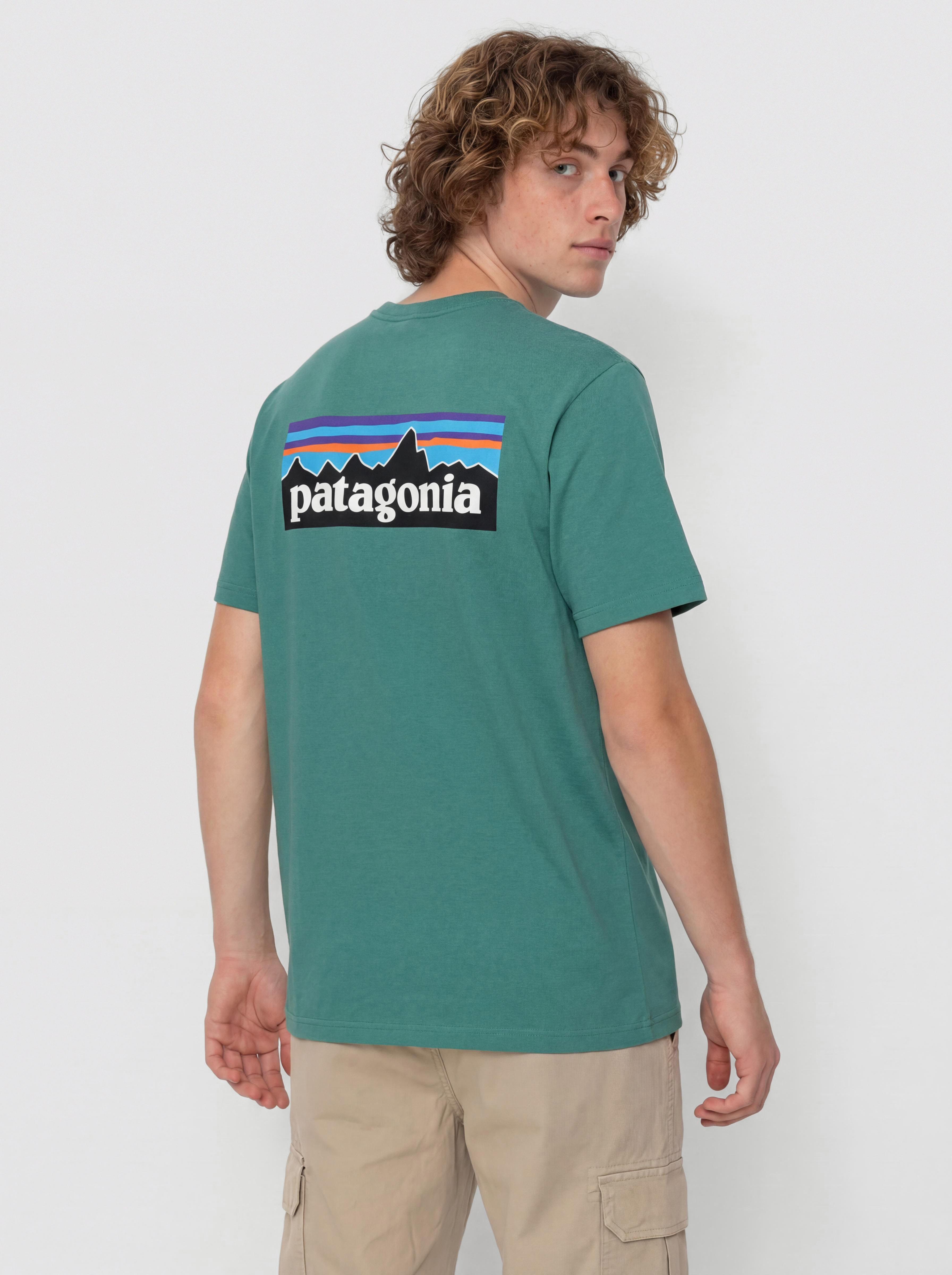 Patagonia P 6 Logo T-Shirt (gem green)