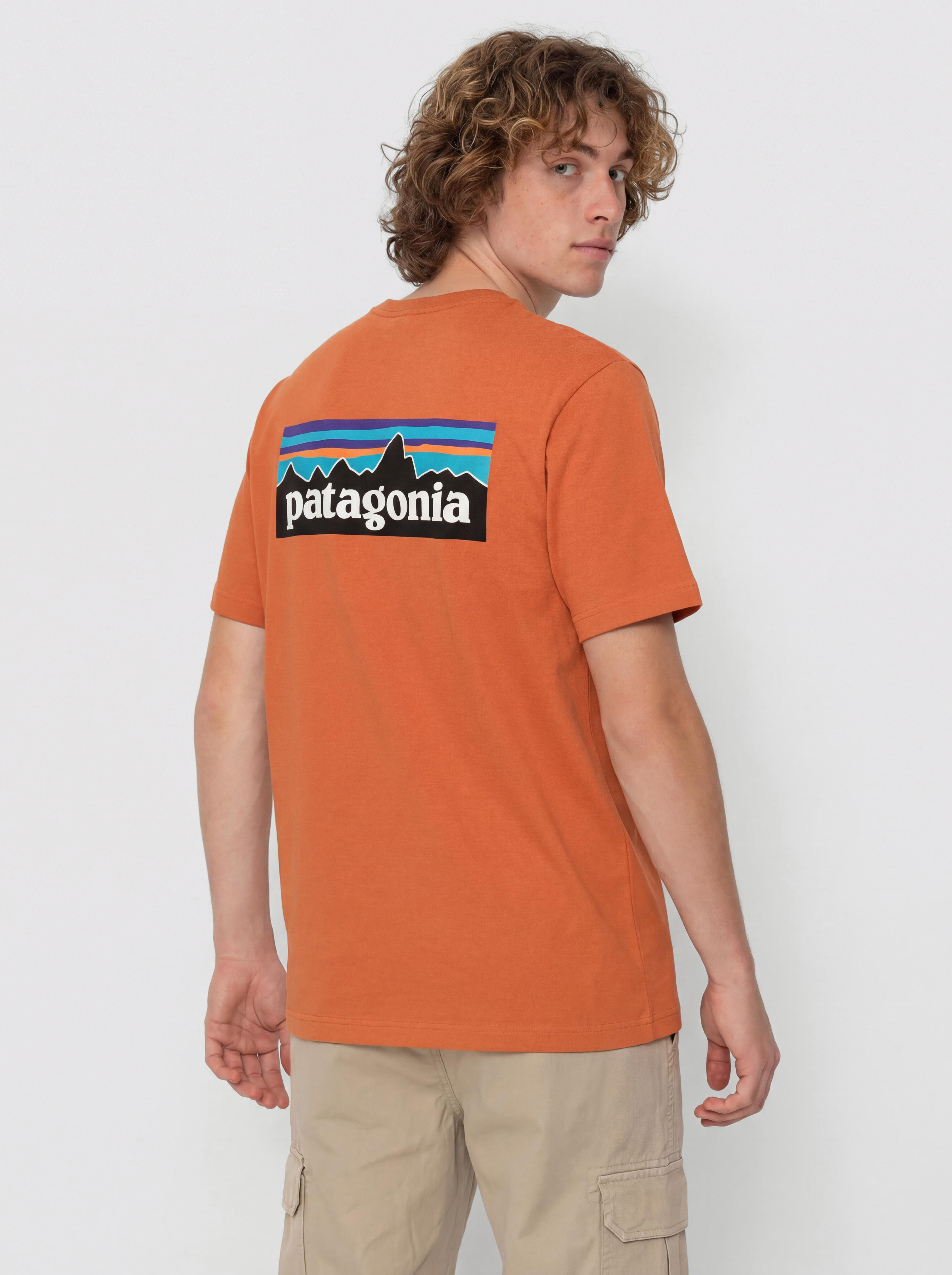 Patagonia P 6 Logo T-Shirt (coal orange)