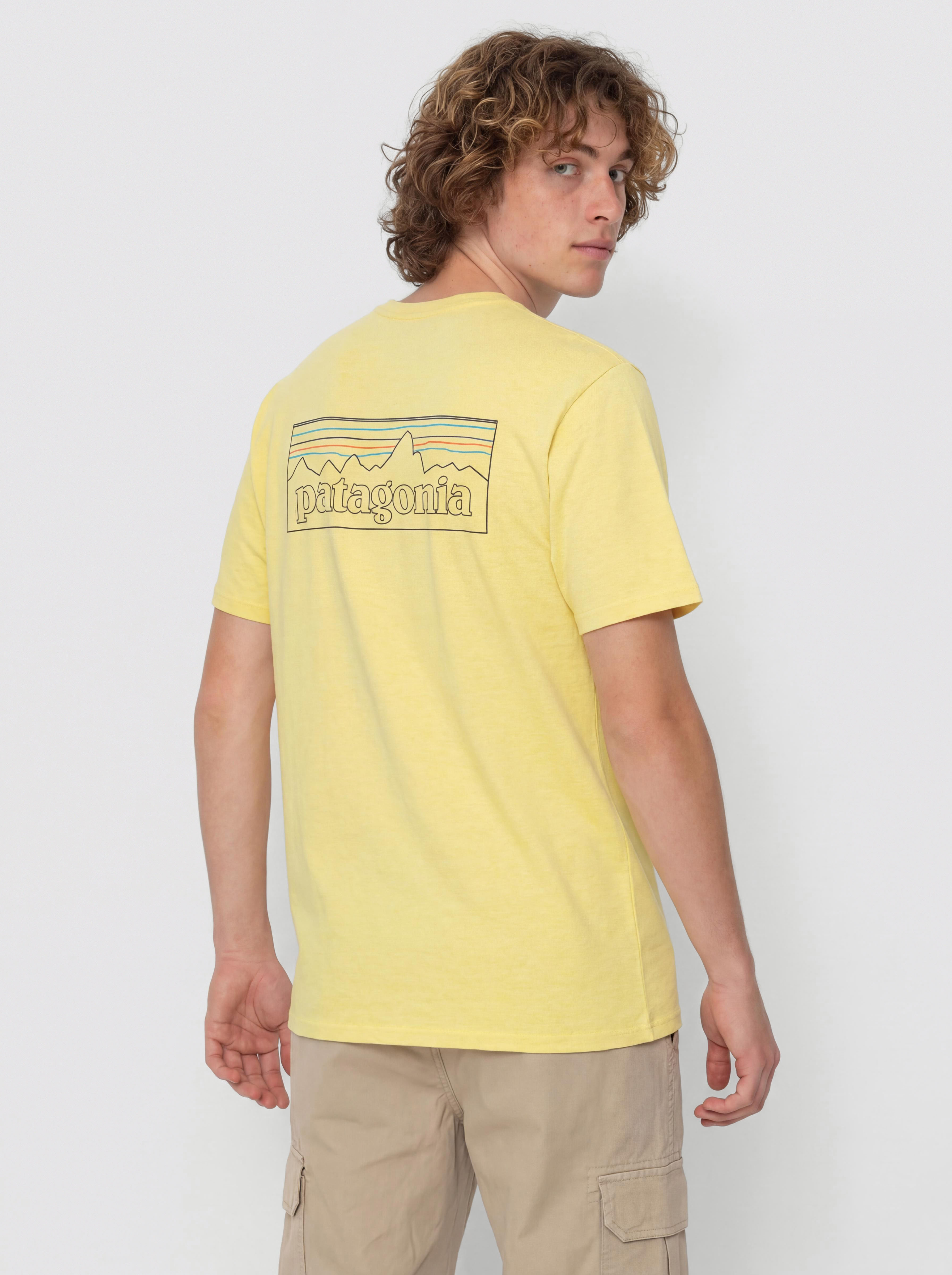 Patagonia P 6 Logo Responsibili T-Shirt (p 6 outline/lemon zest)