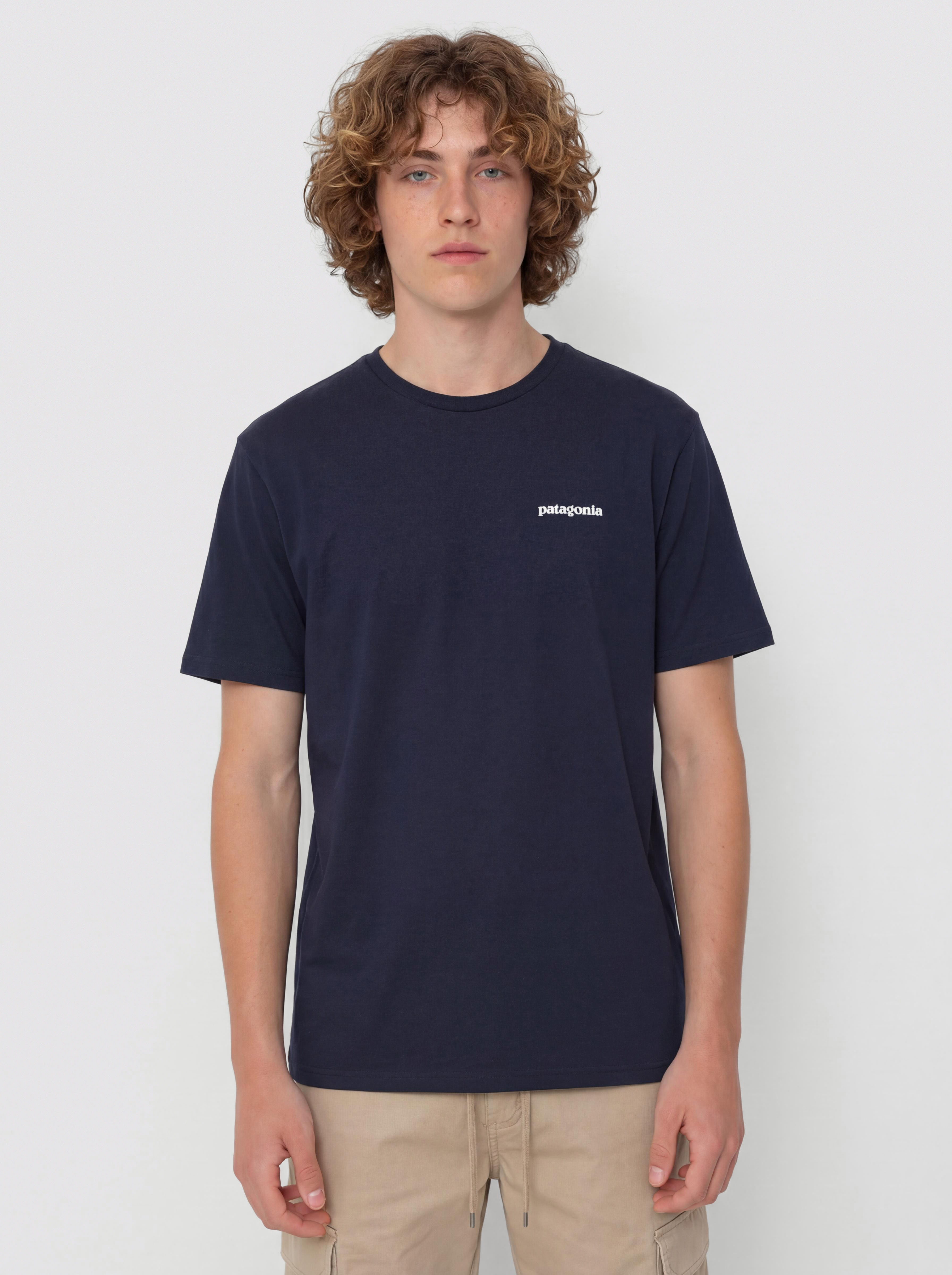 Patagonia P 6 Logo Responsibili T-shirt - navy blue (new navy)
