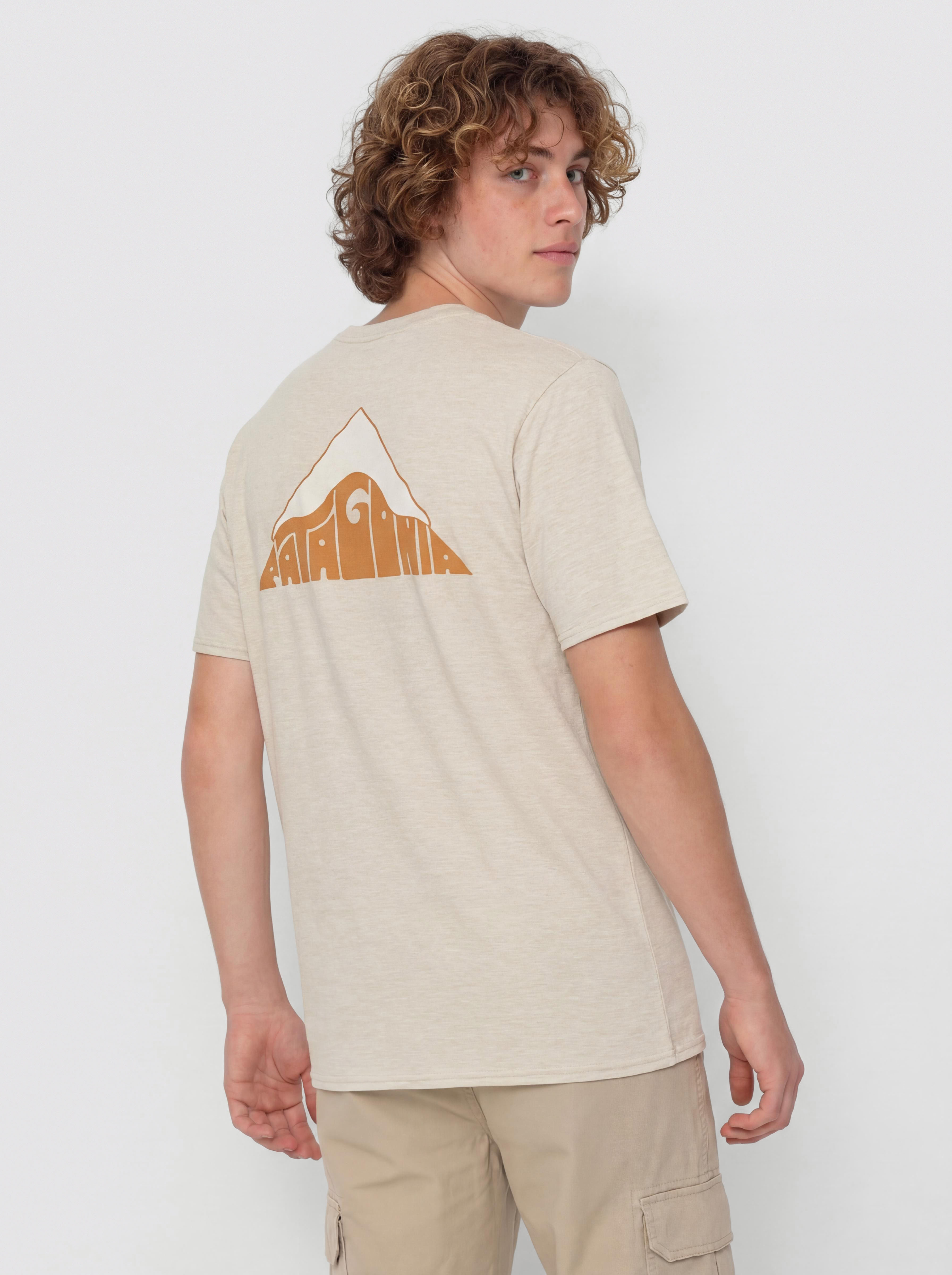 Patagonia Cap Cool Daily Graphic Lands T-Shirt (driftways pumice x-dye)