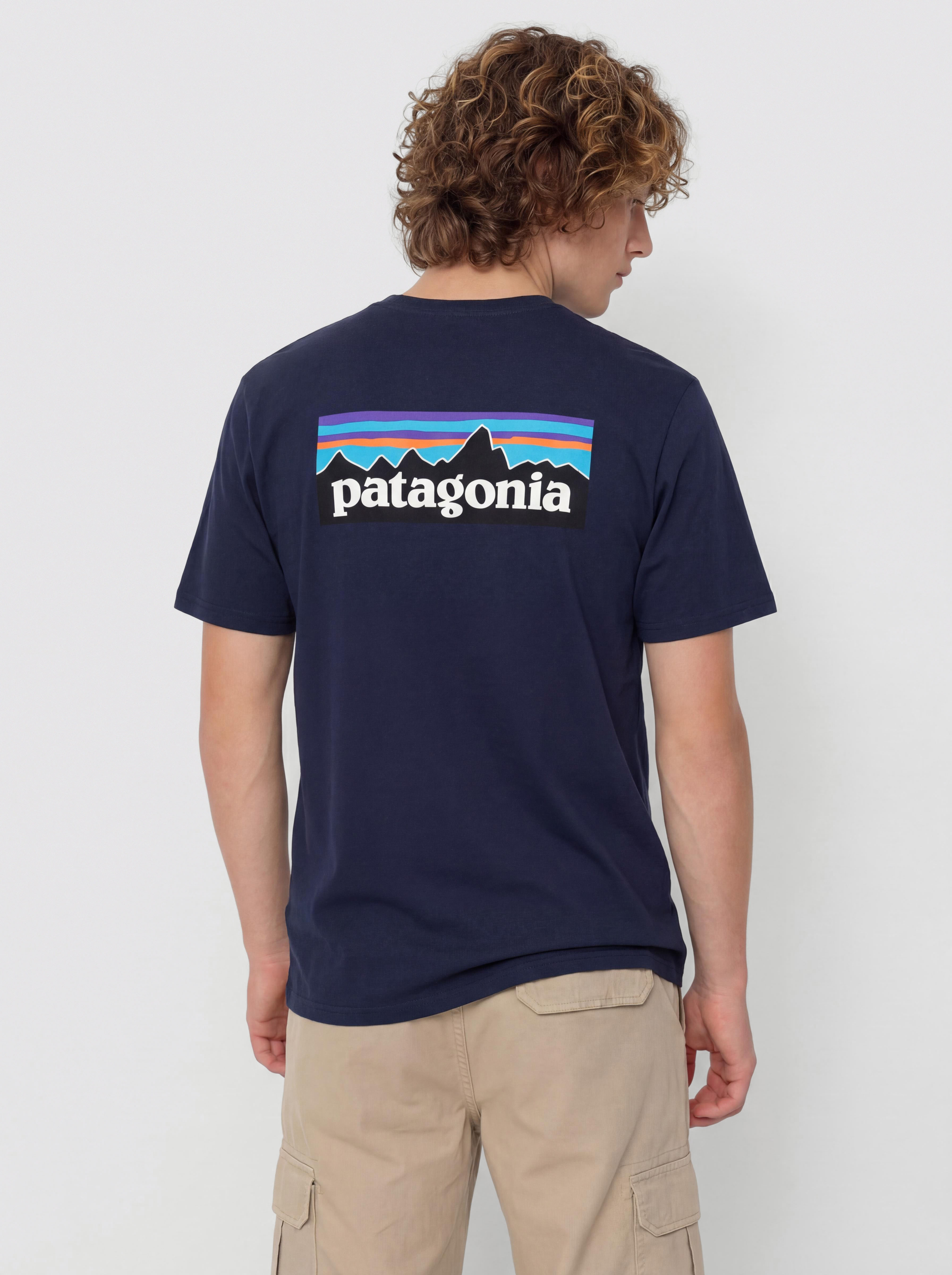 Patagonia P 6 Logo Responsibili T-Shirt (new navy)