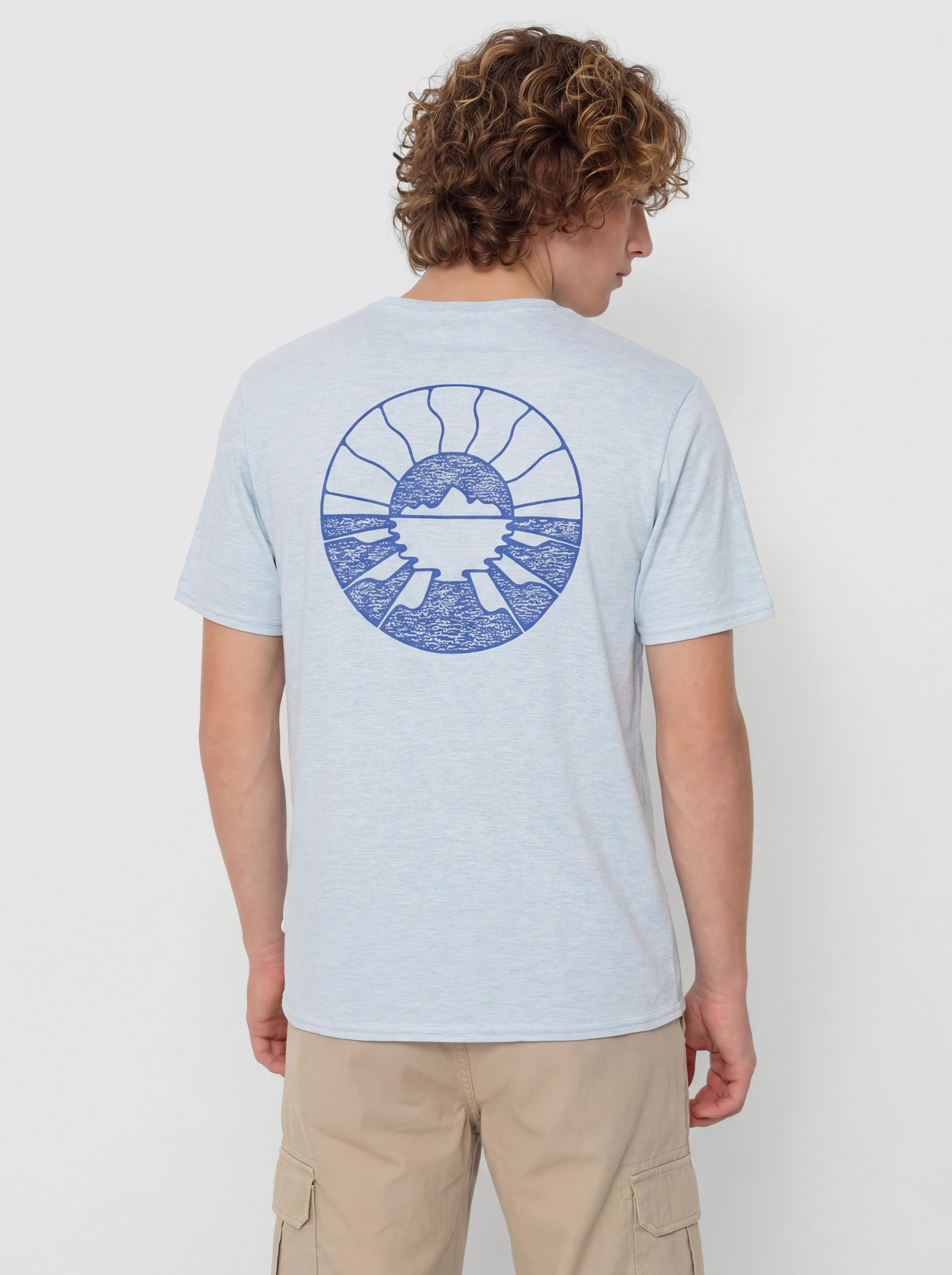 Patagonia Cap Cool Daily Graphic Waters T-Shirt (forgotten island fleck blue)