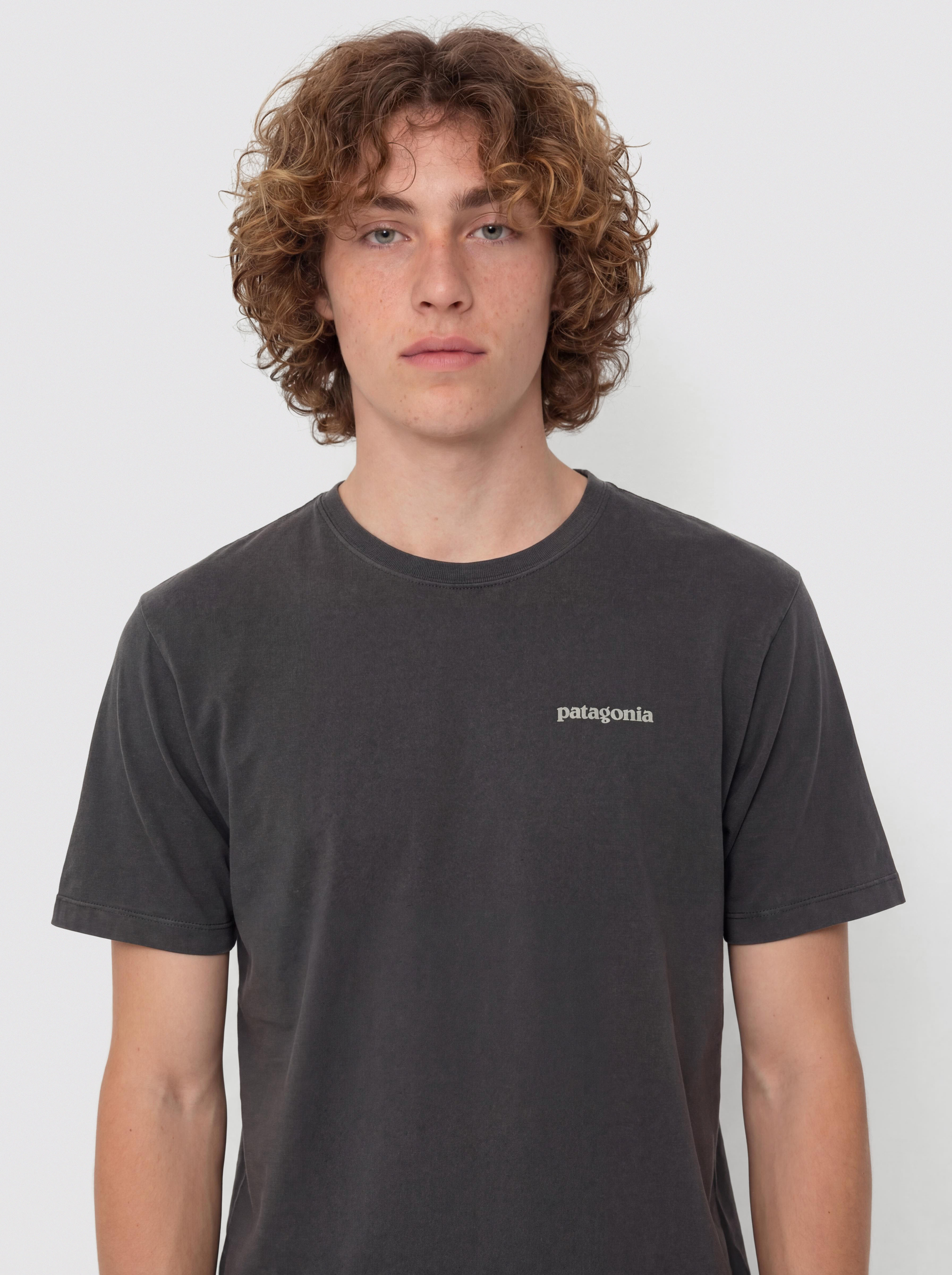 Patagonia P 6 Logo T-Shirt (ink black)