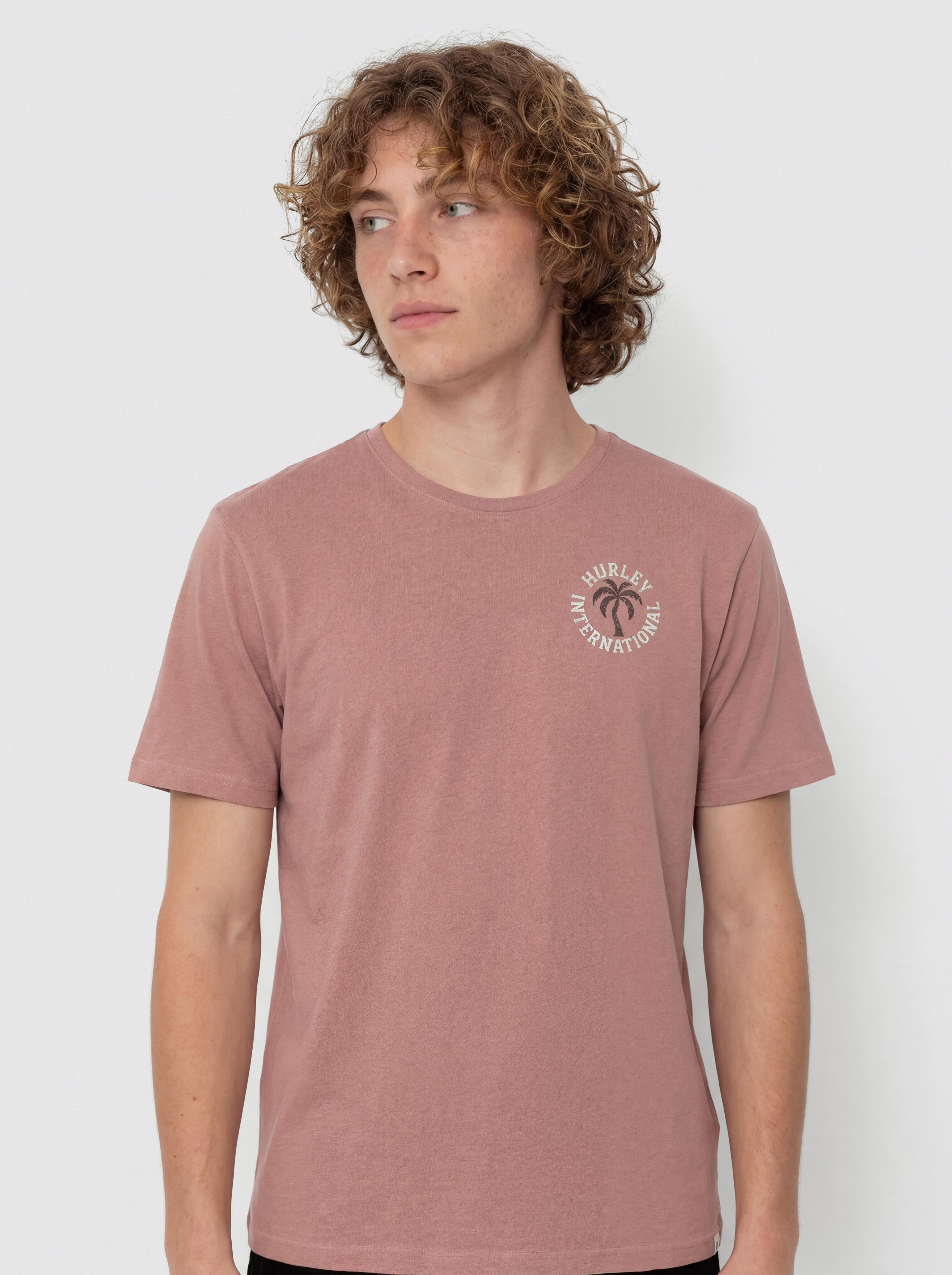 Hurley Palm T-Shirt (phantom rose)