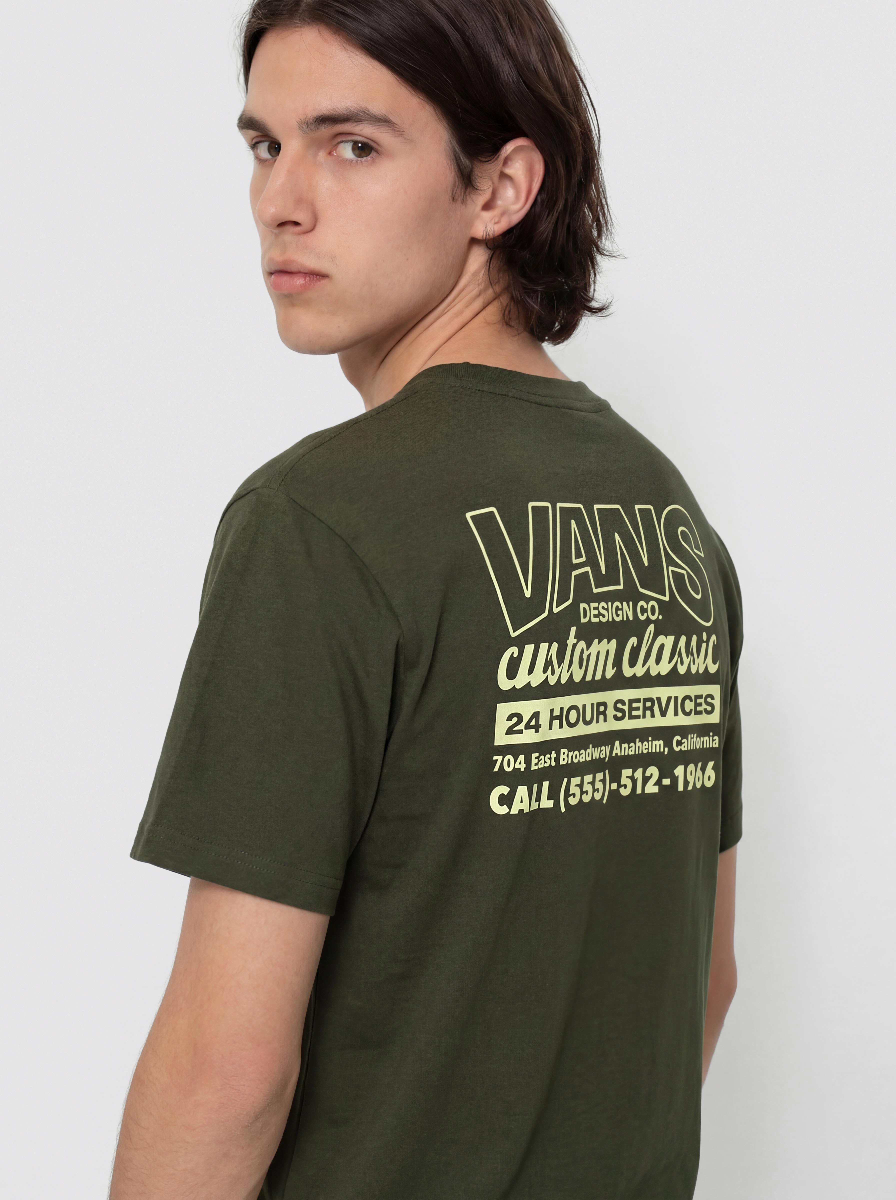Vans Shop Front T-Shirt (dried kelp)
