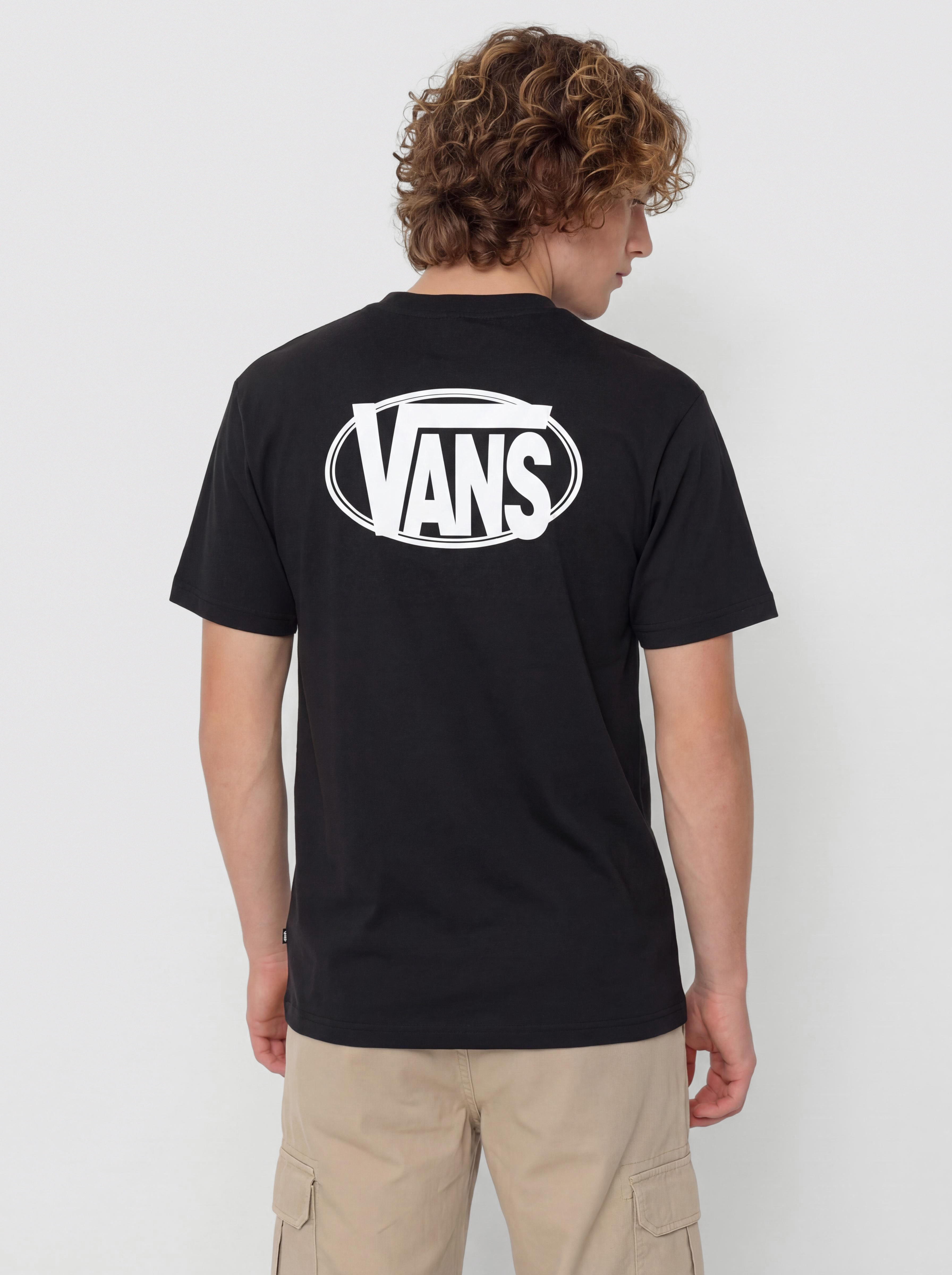 Vans Oval Logo Loose T-Shirt (black)