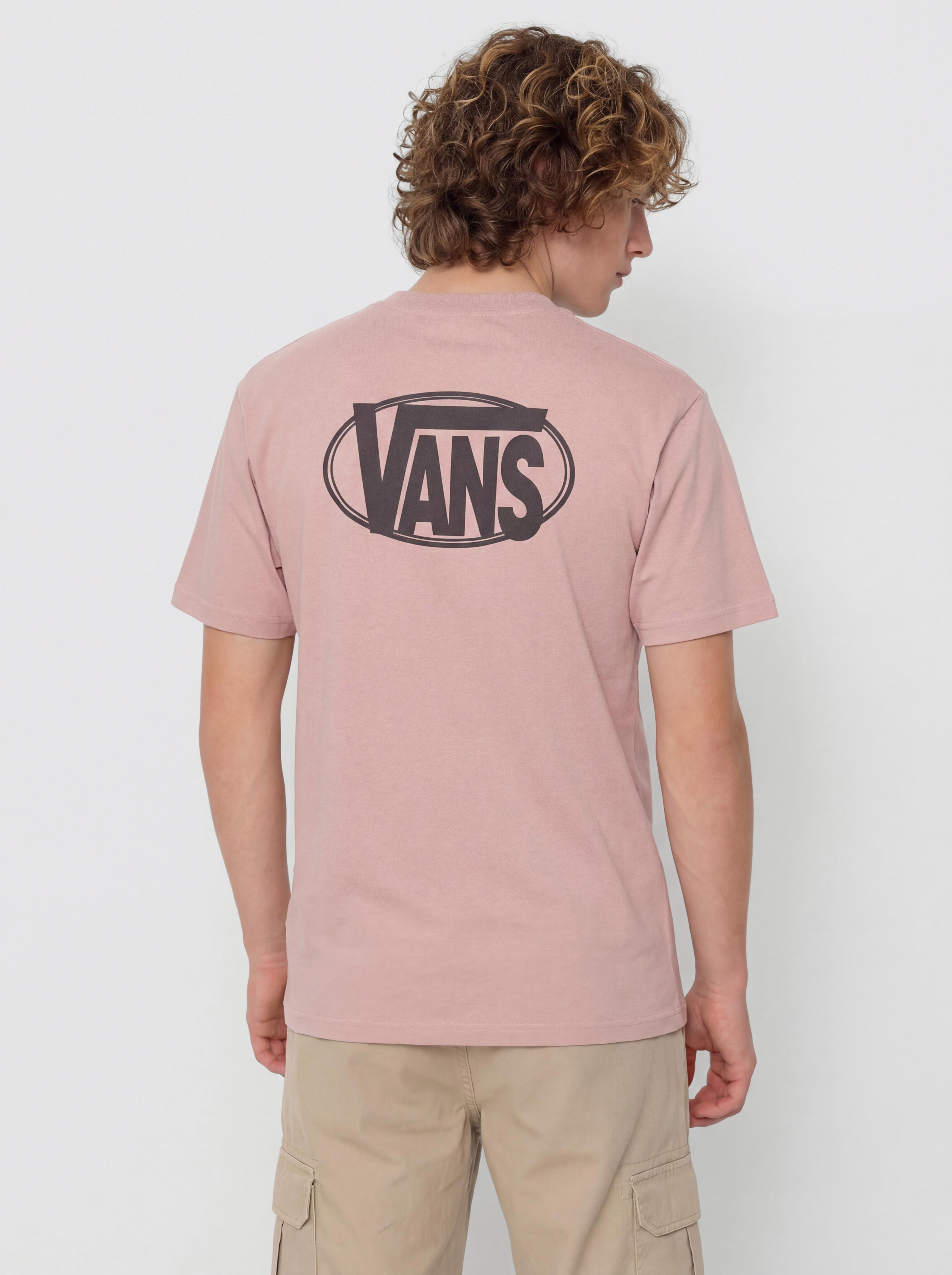 Vans Oval Logo Loose T-Shirt (misty mauve)