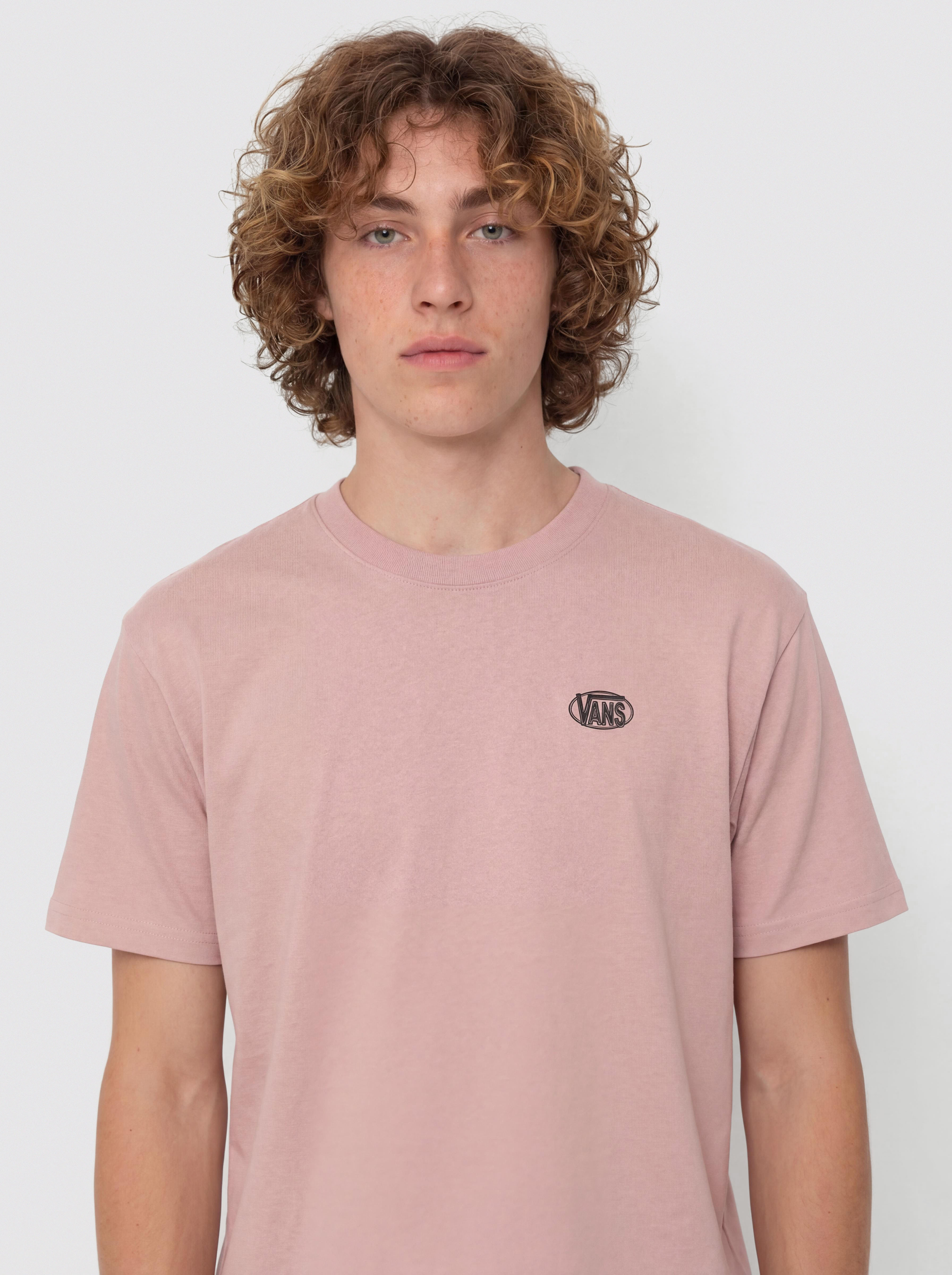 Vans Oval Logo Loose T-Shirt (misty mauve)