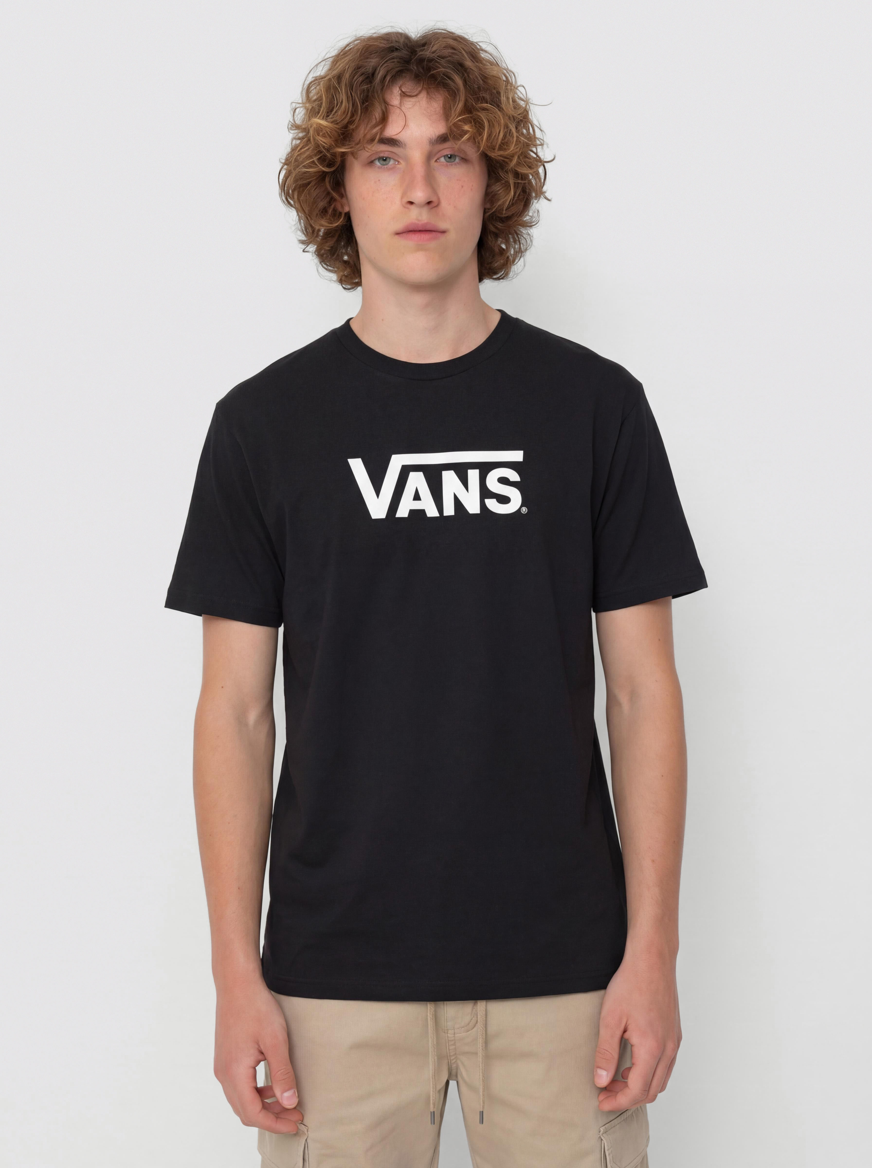 Vans T-Shirt Stretch Logo (black/white)
