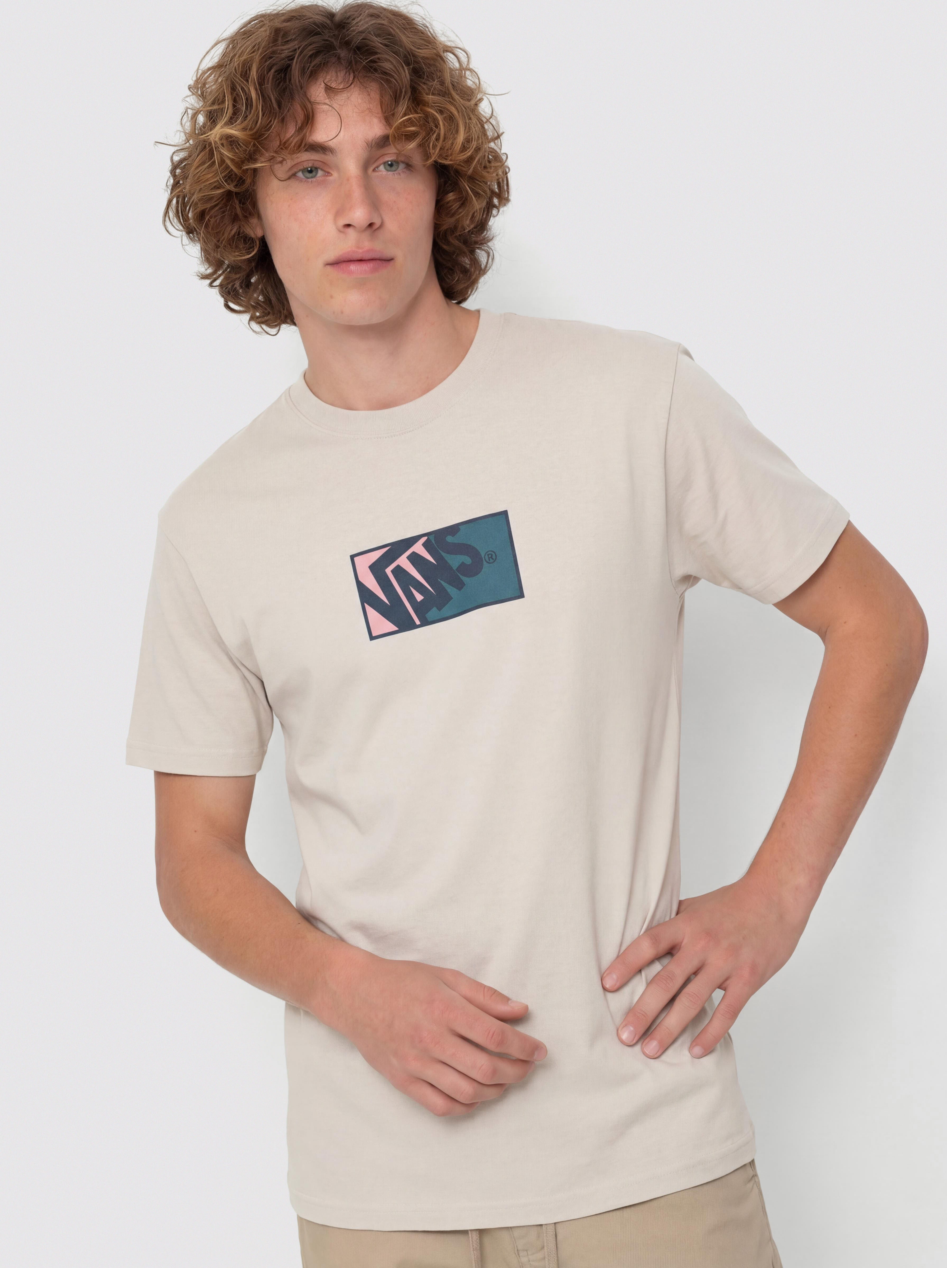 Vans Original Standards Blocked Box T-Shirt (taupe mist)