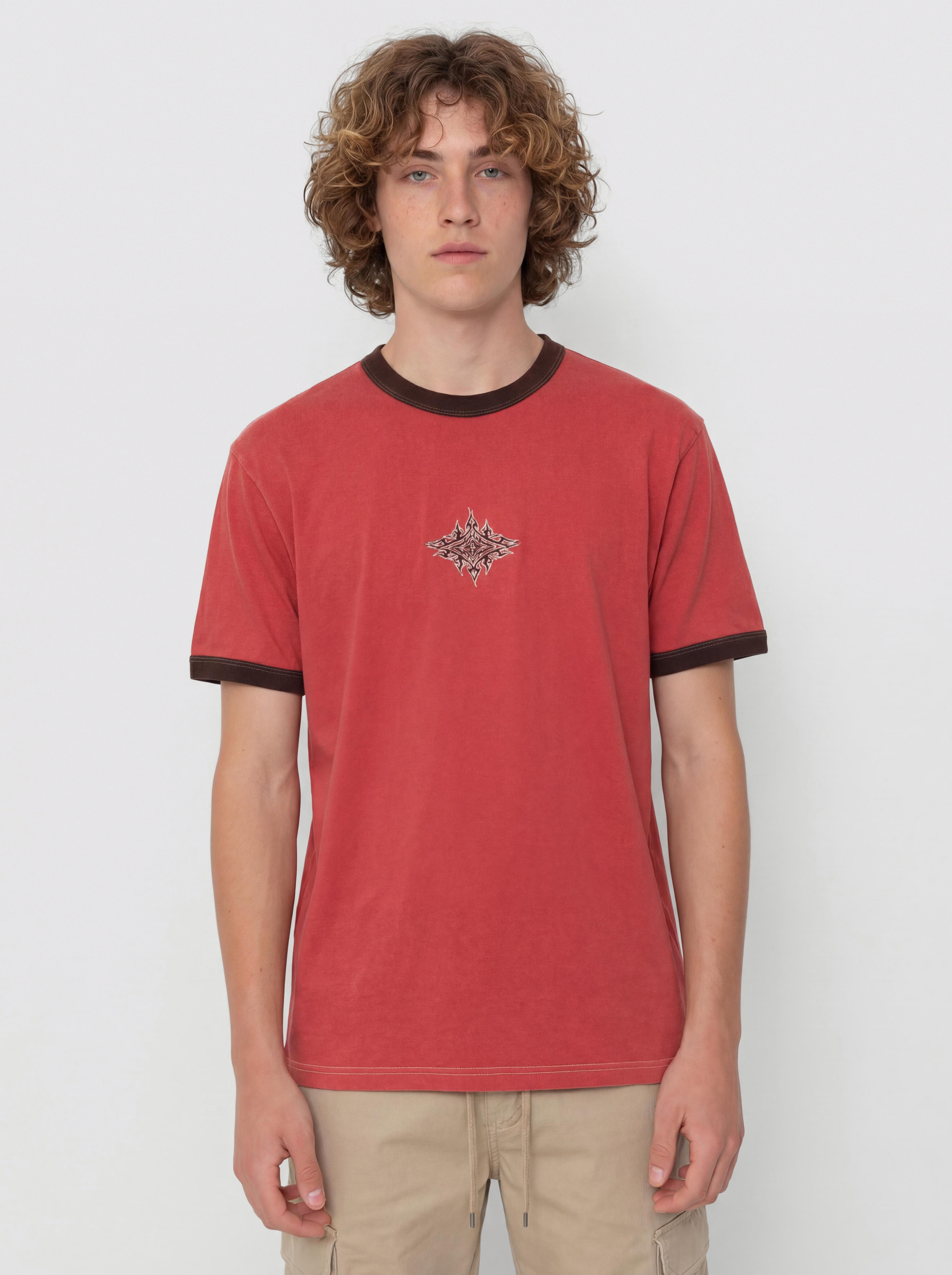 Vans Lx Flame Face T-Shirt (crimson haze)
