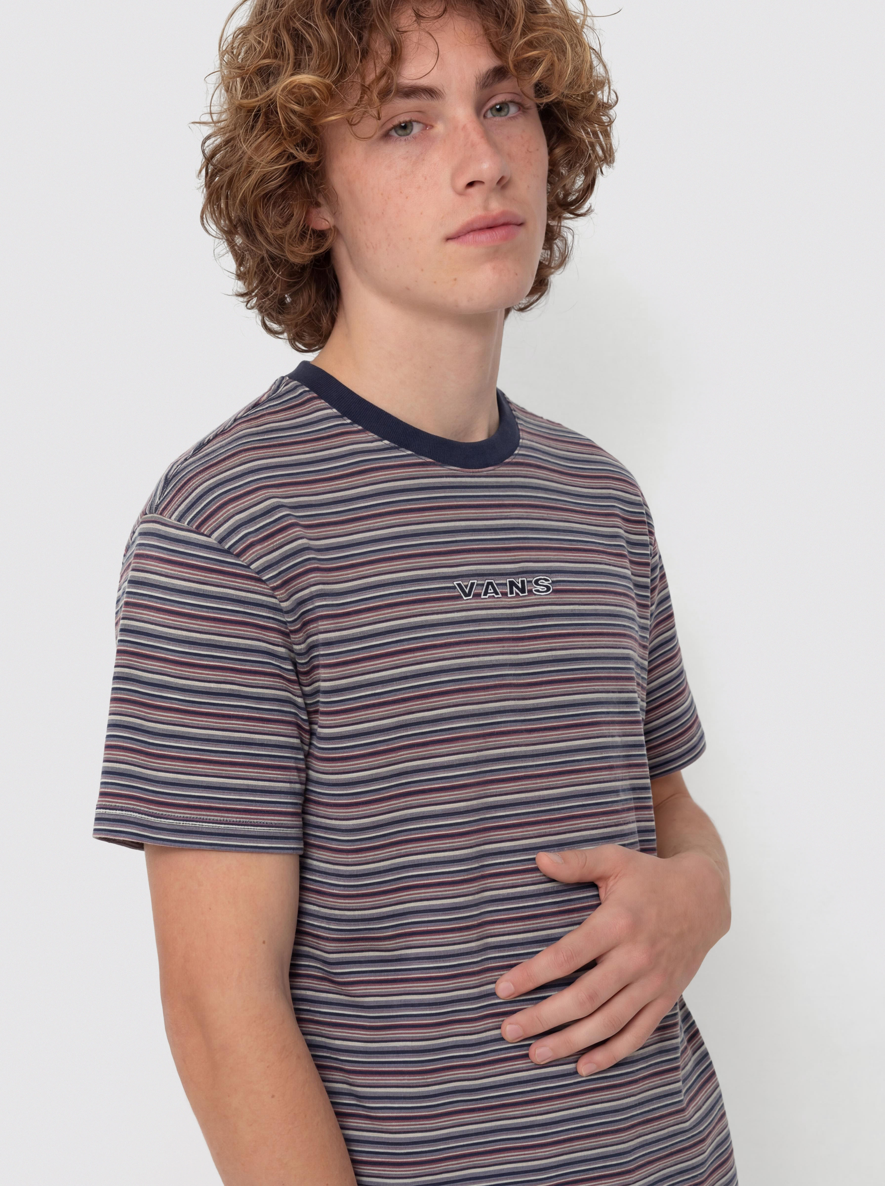 Vans Cameron Stripe Knit T-Shirt (parisian night/)