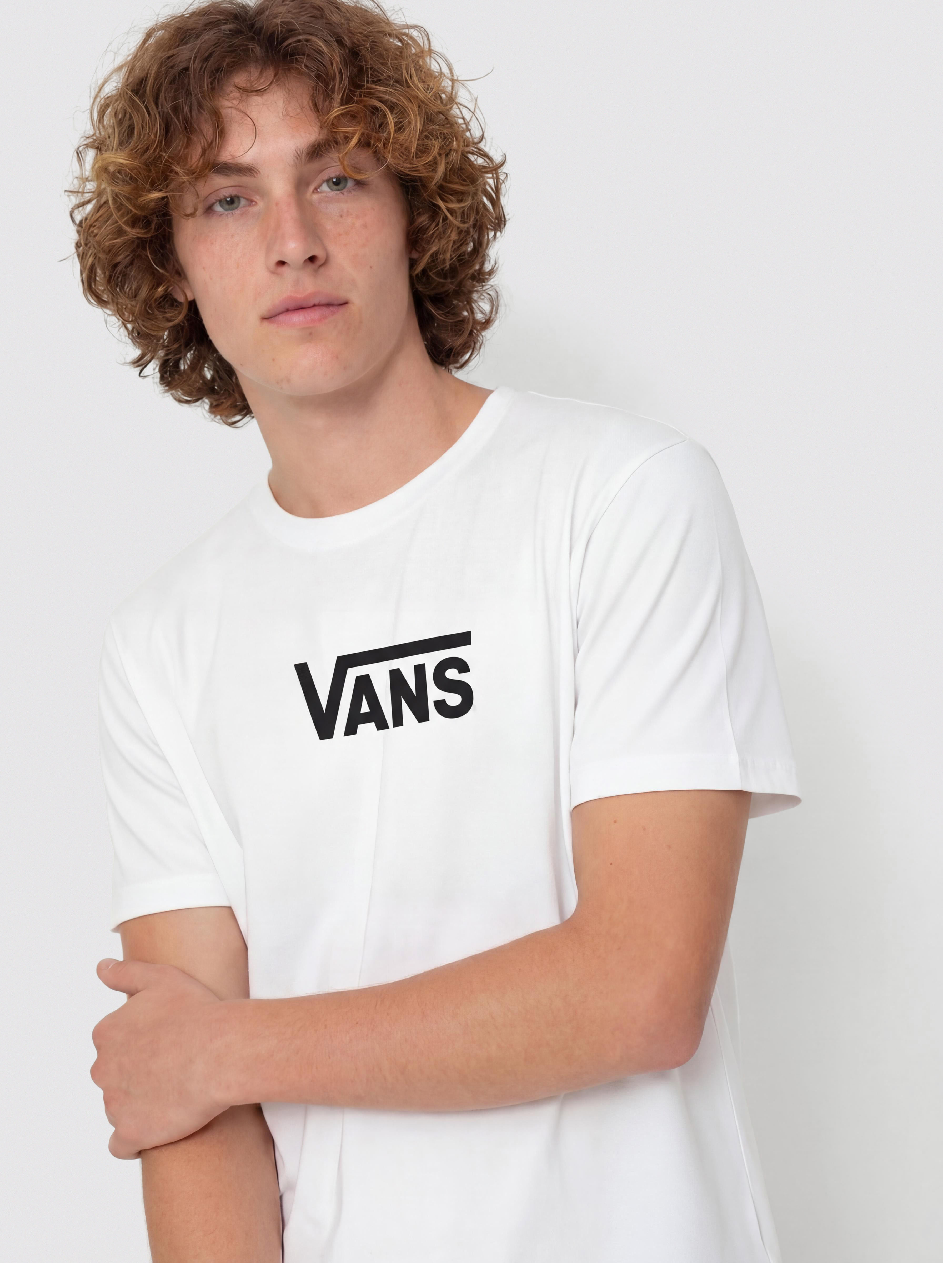 Vans Stretch Logo T-Shirt (white/black)
