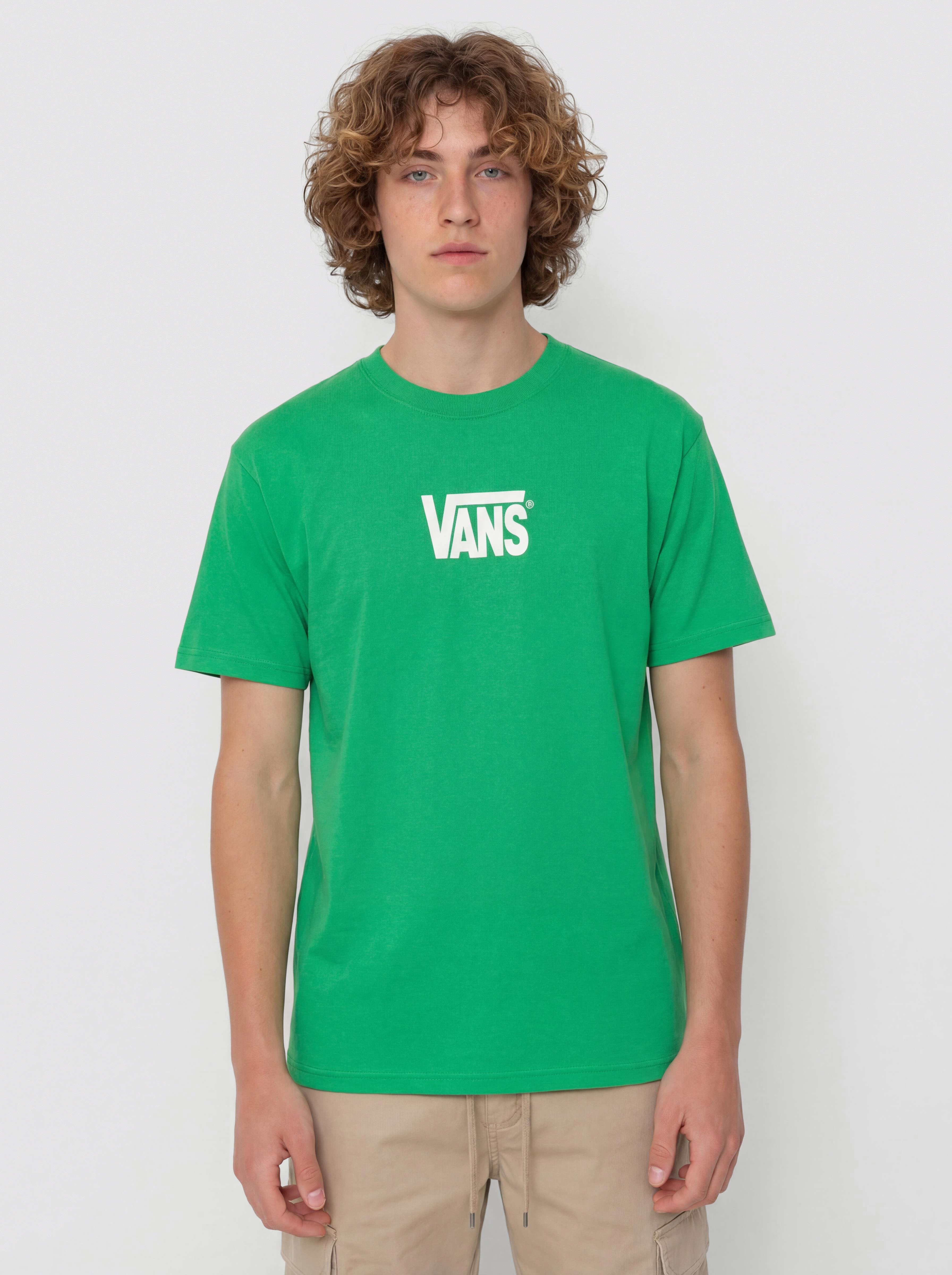 Vans Stretch Logo T-Shirt - green (vivid verdant)