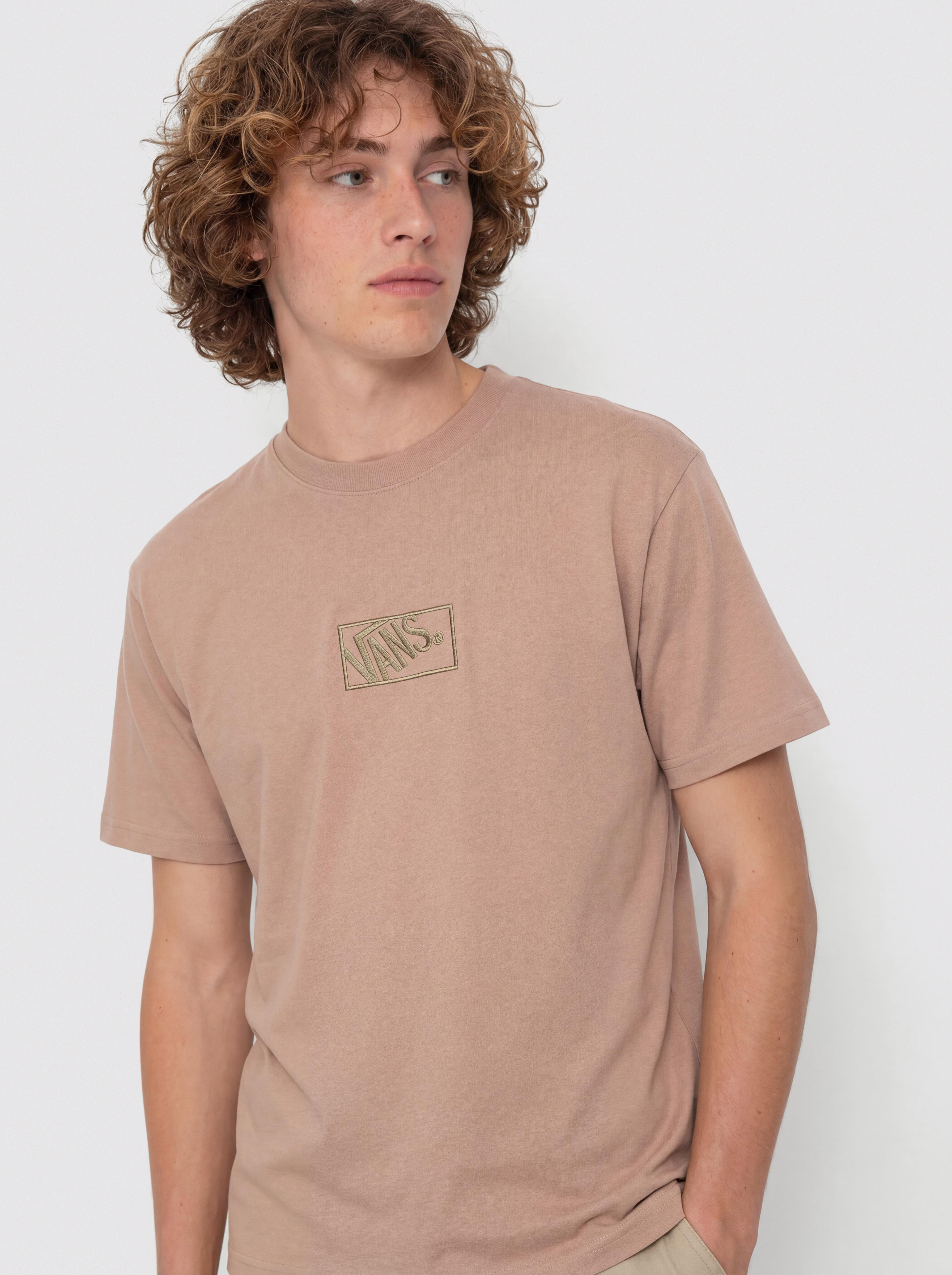 Vans Blocked Box Loose T-Shirt - brown (mushroom)