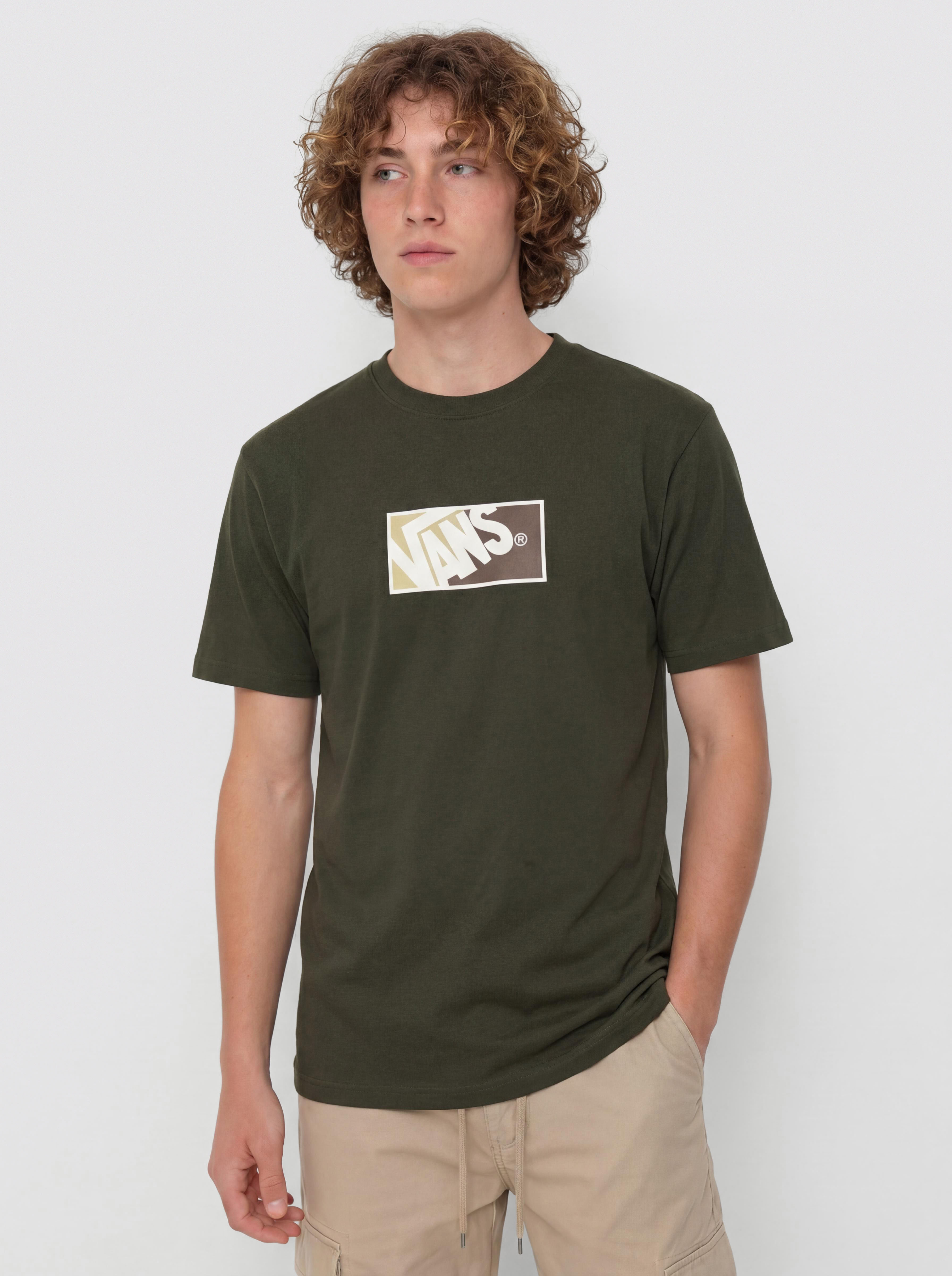Vans Original Standards Blocked Box T-Shirt (dried kelp)