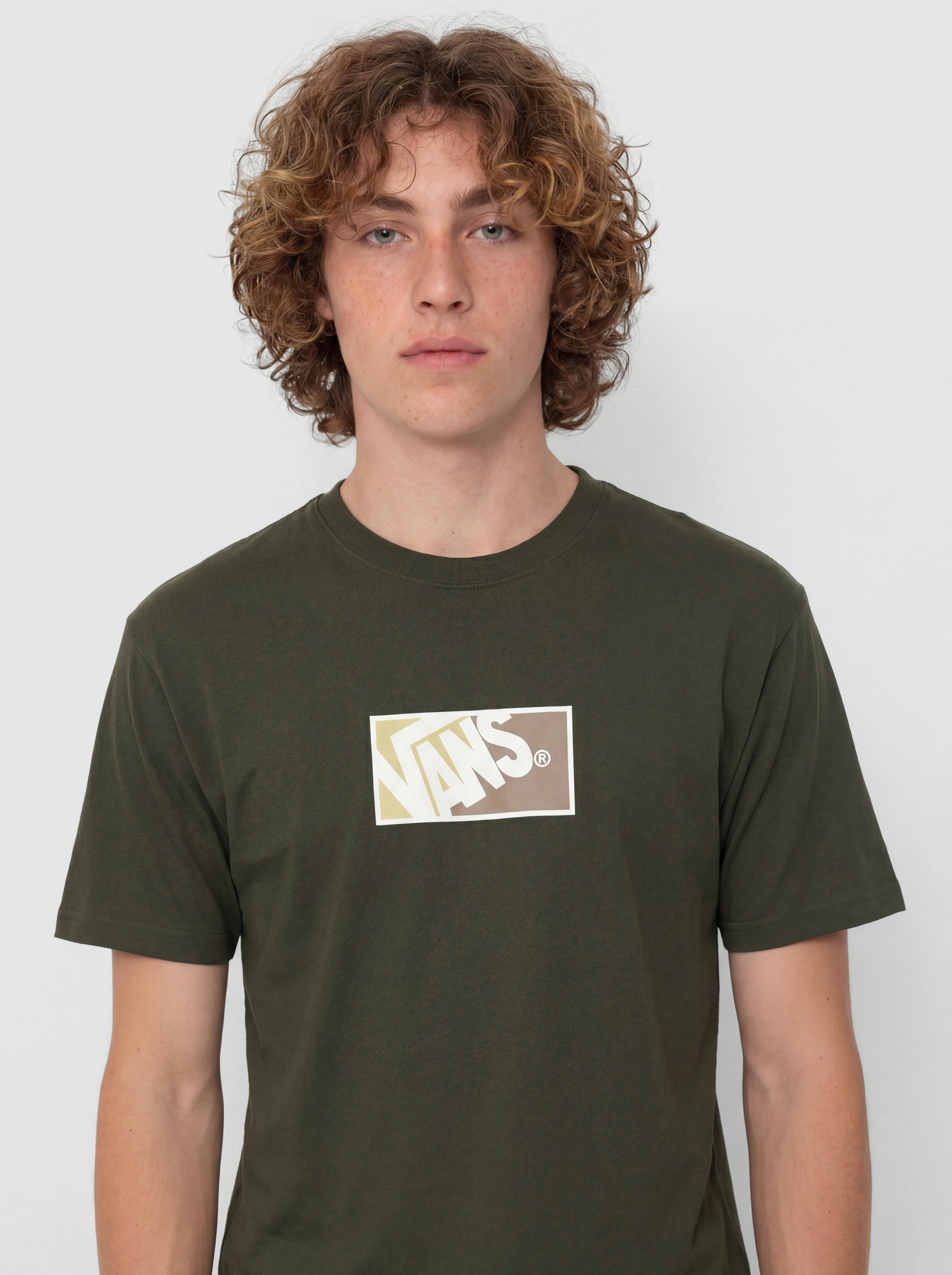 Vans Original Standards Blocked Box T-Shirt (dried kelp)