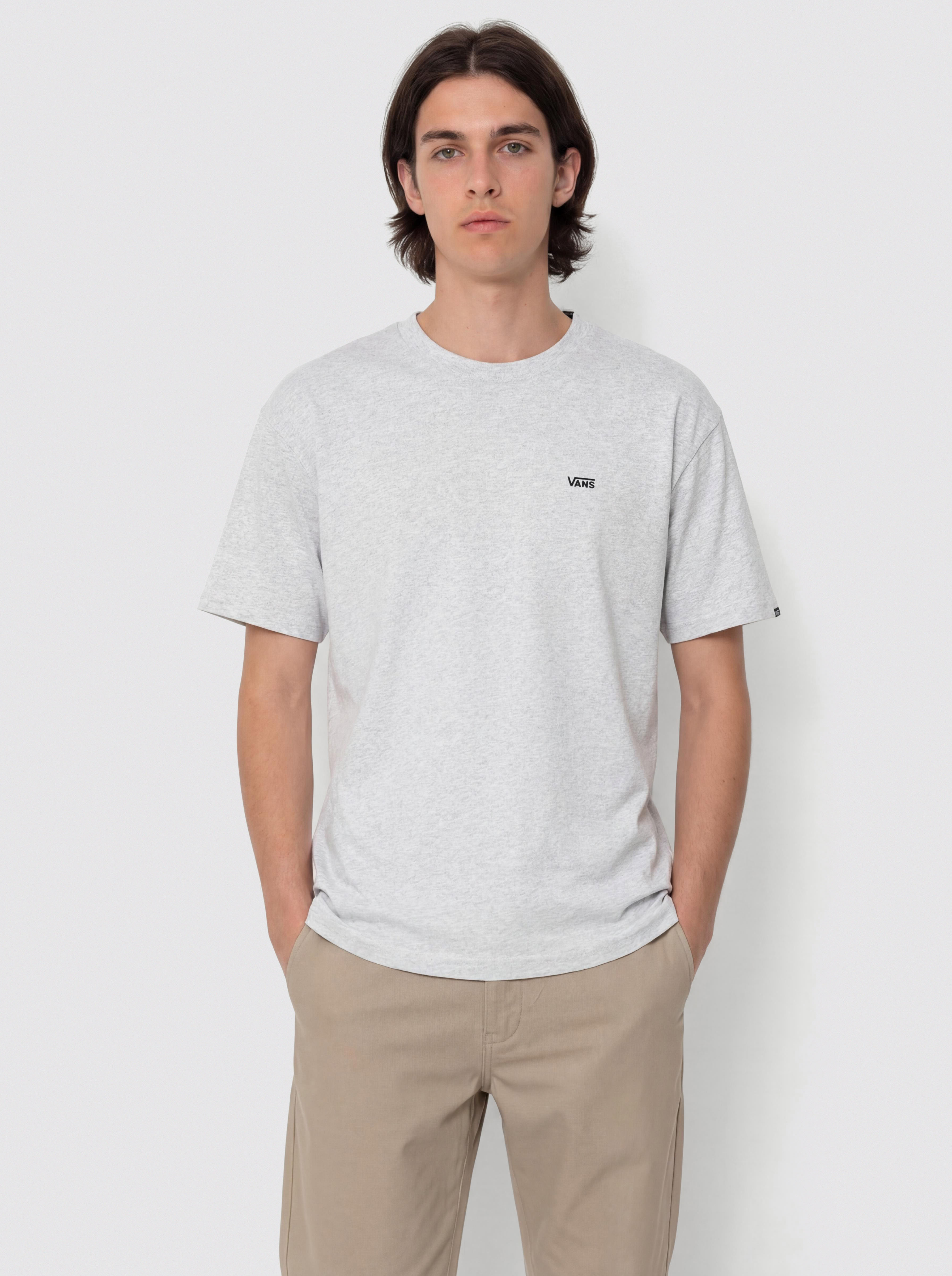 Vans T-Shirt Left Chest II Loose (light grey heather)