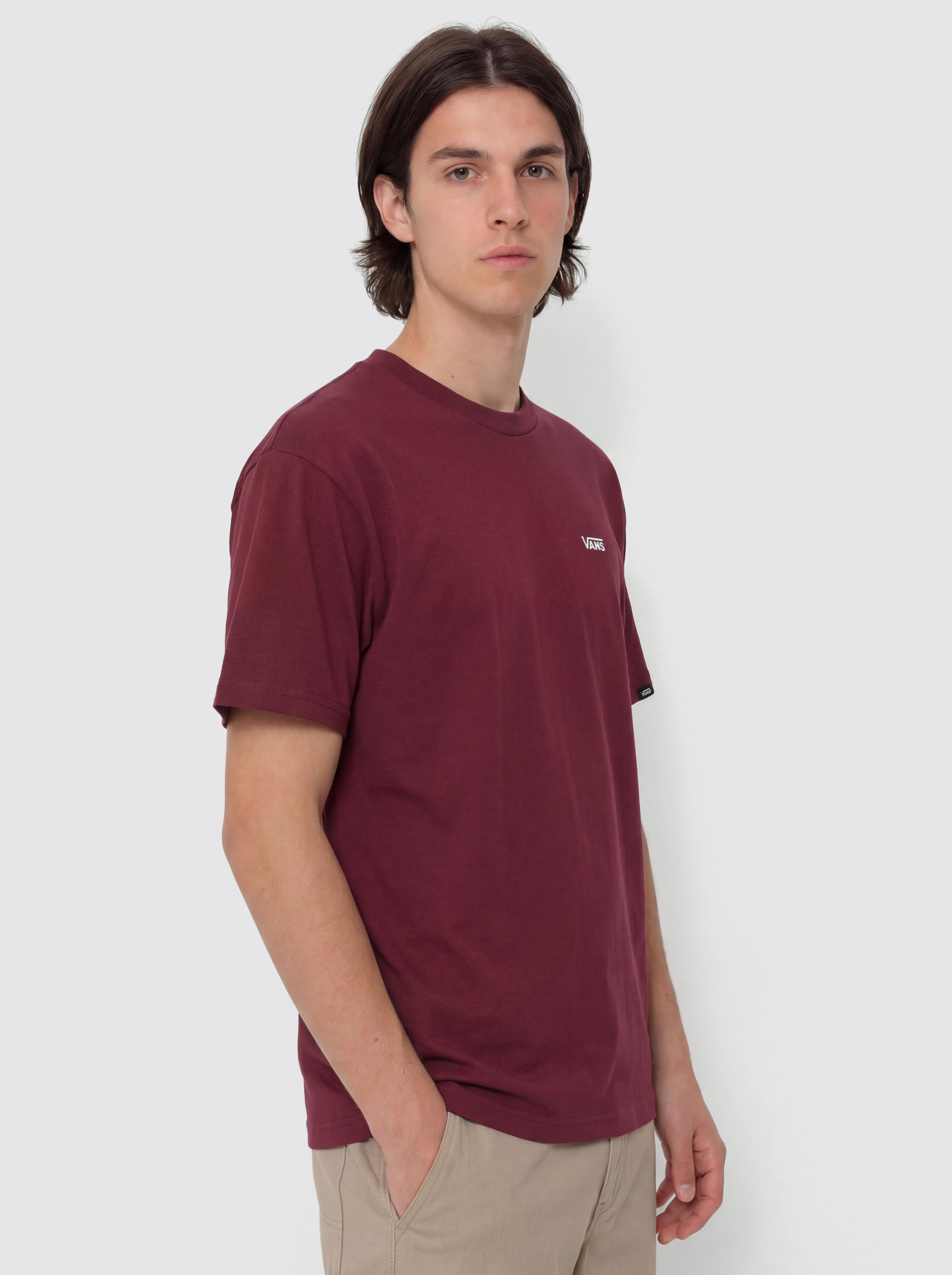 Vans Left Chest II Loose T-Shirt (burgundy)