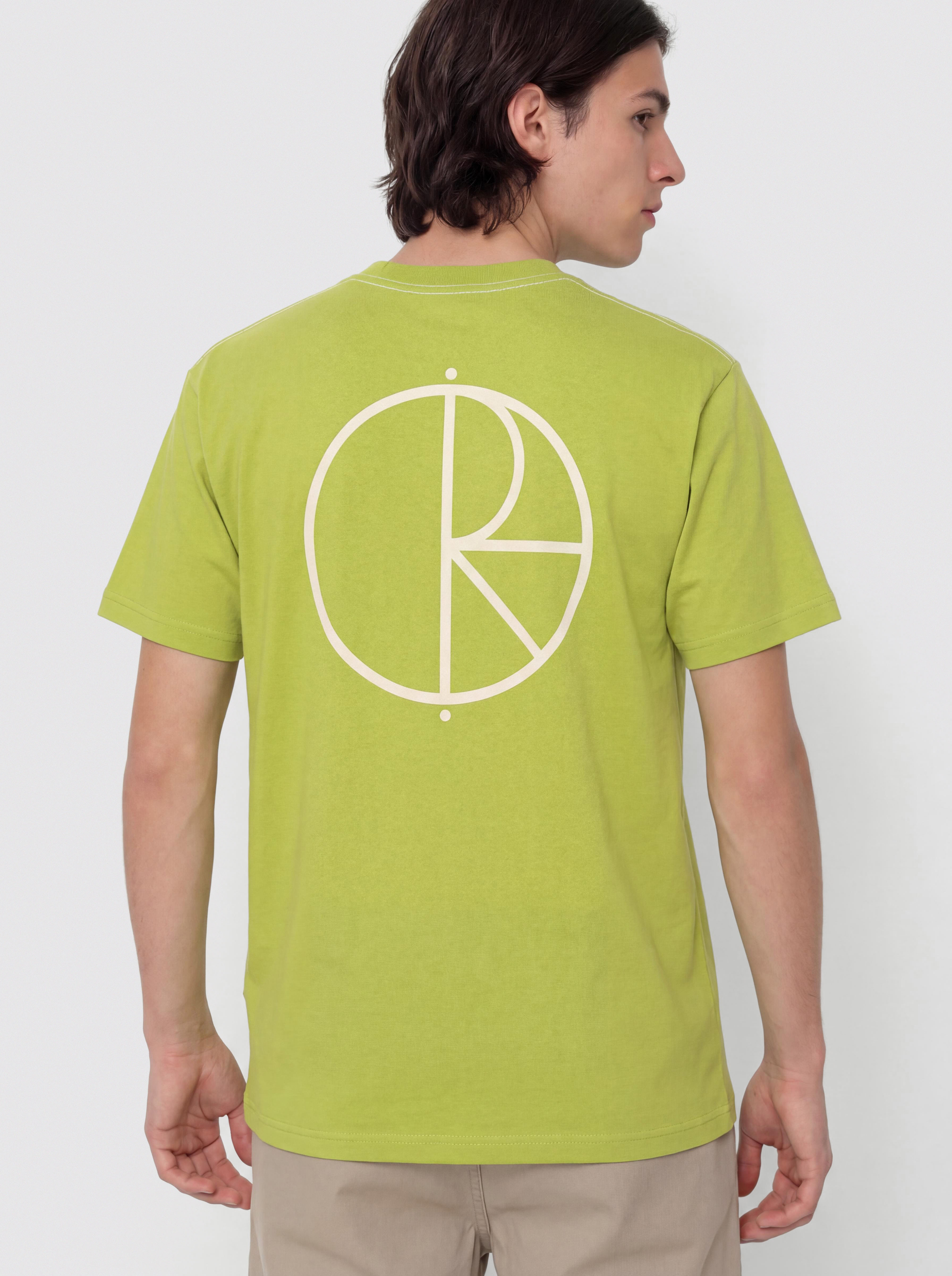 Polar Skate Contrast Stroke Logo T-Shirt (peridot)