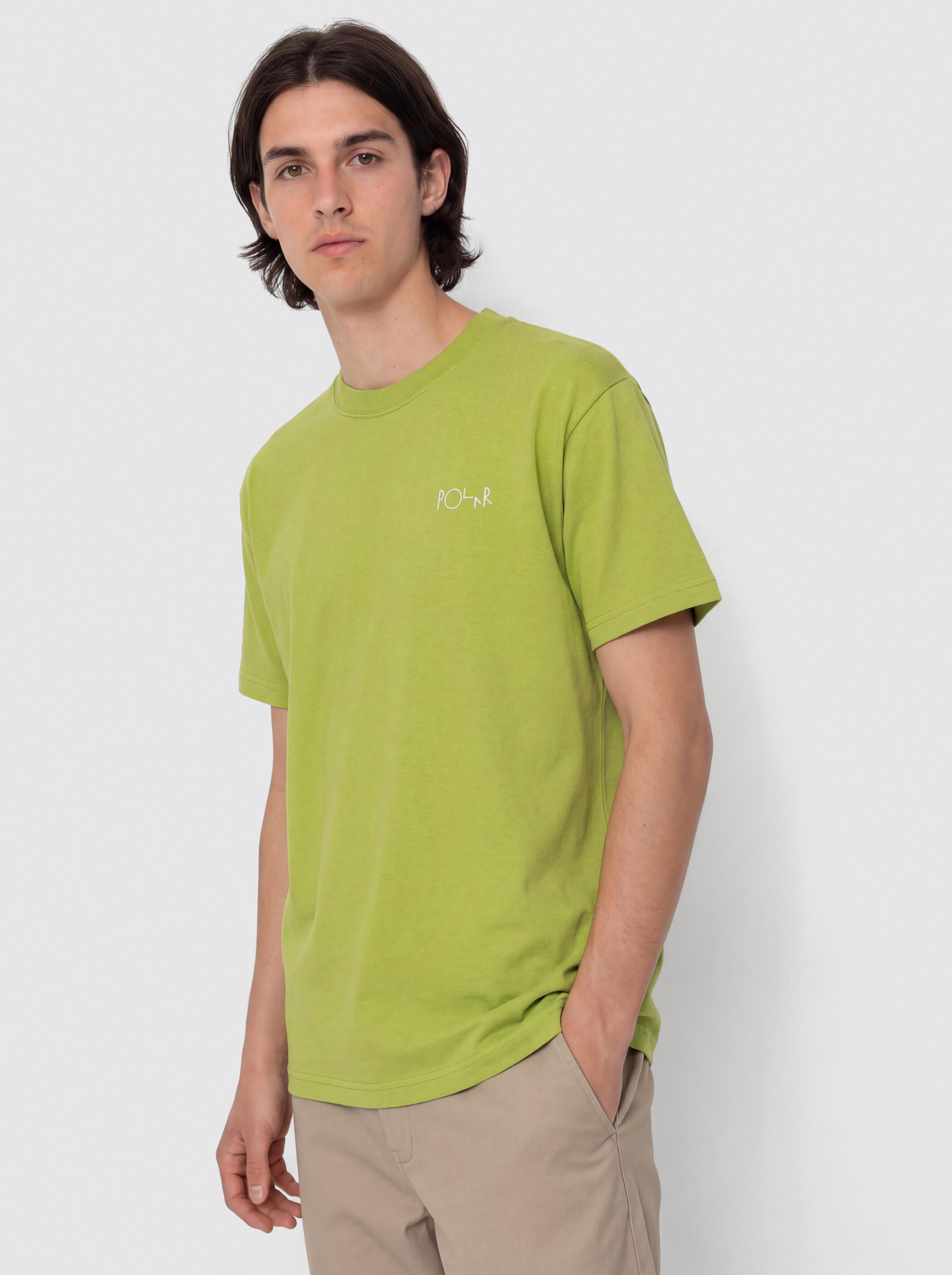 Polar Skate Contrast Stroke Logo T-Shirt (peridot)