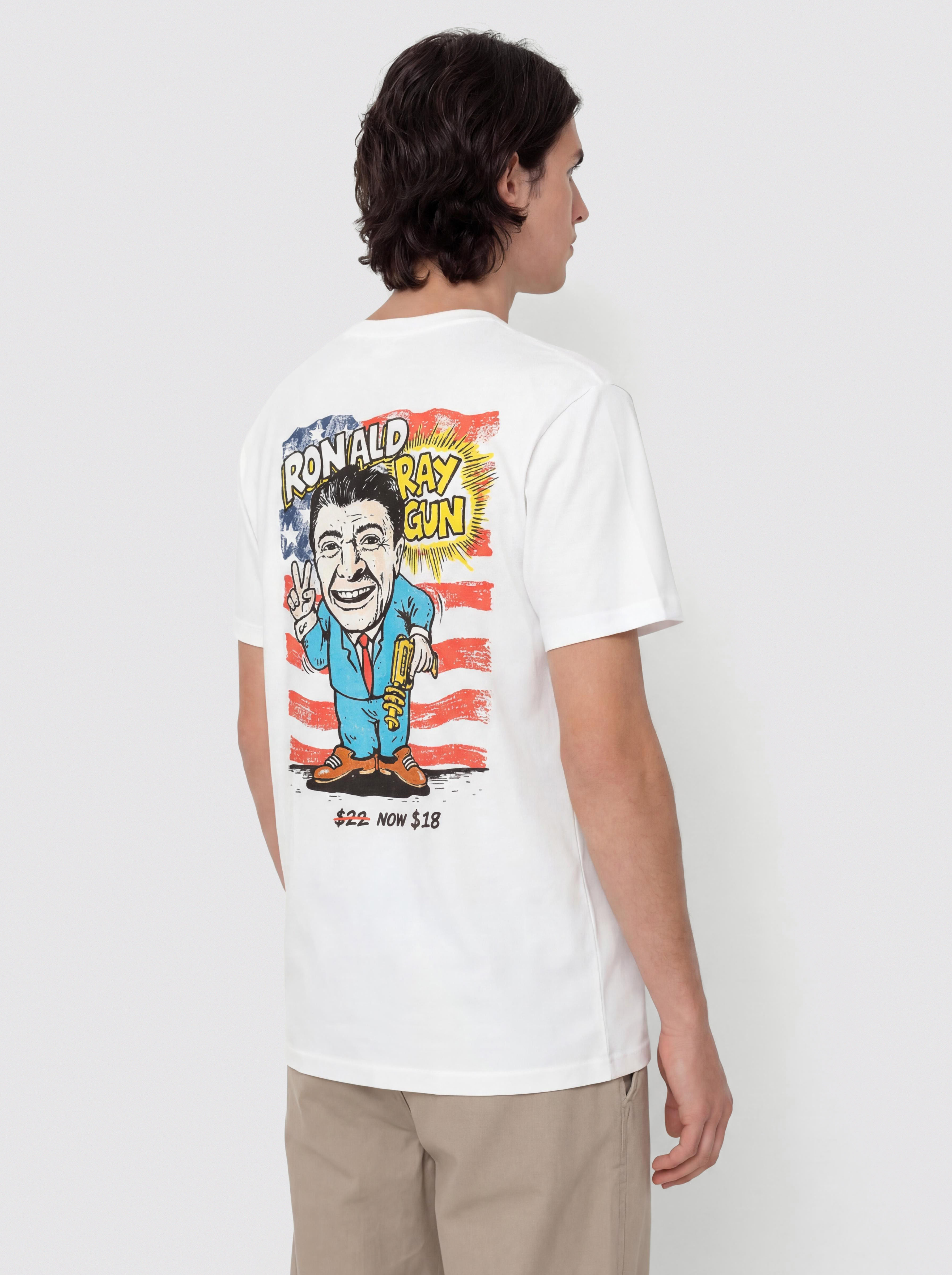 Polar Skate Ray Gun T-Shirt (white)