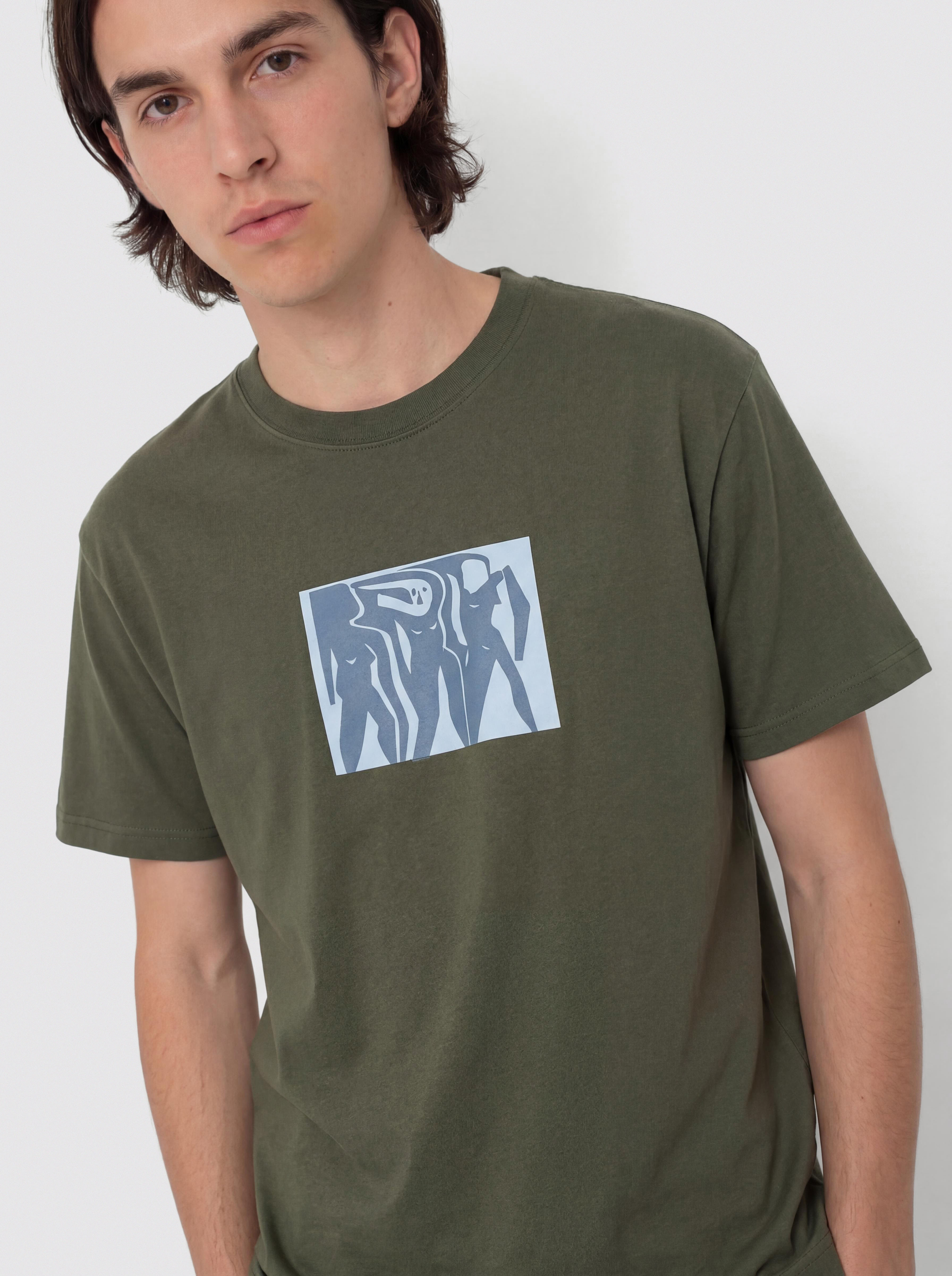 Polar Skate Cut Outs T-Shirt (dark olive)