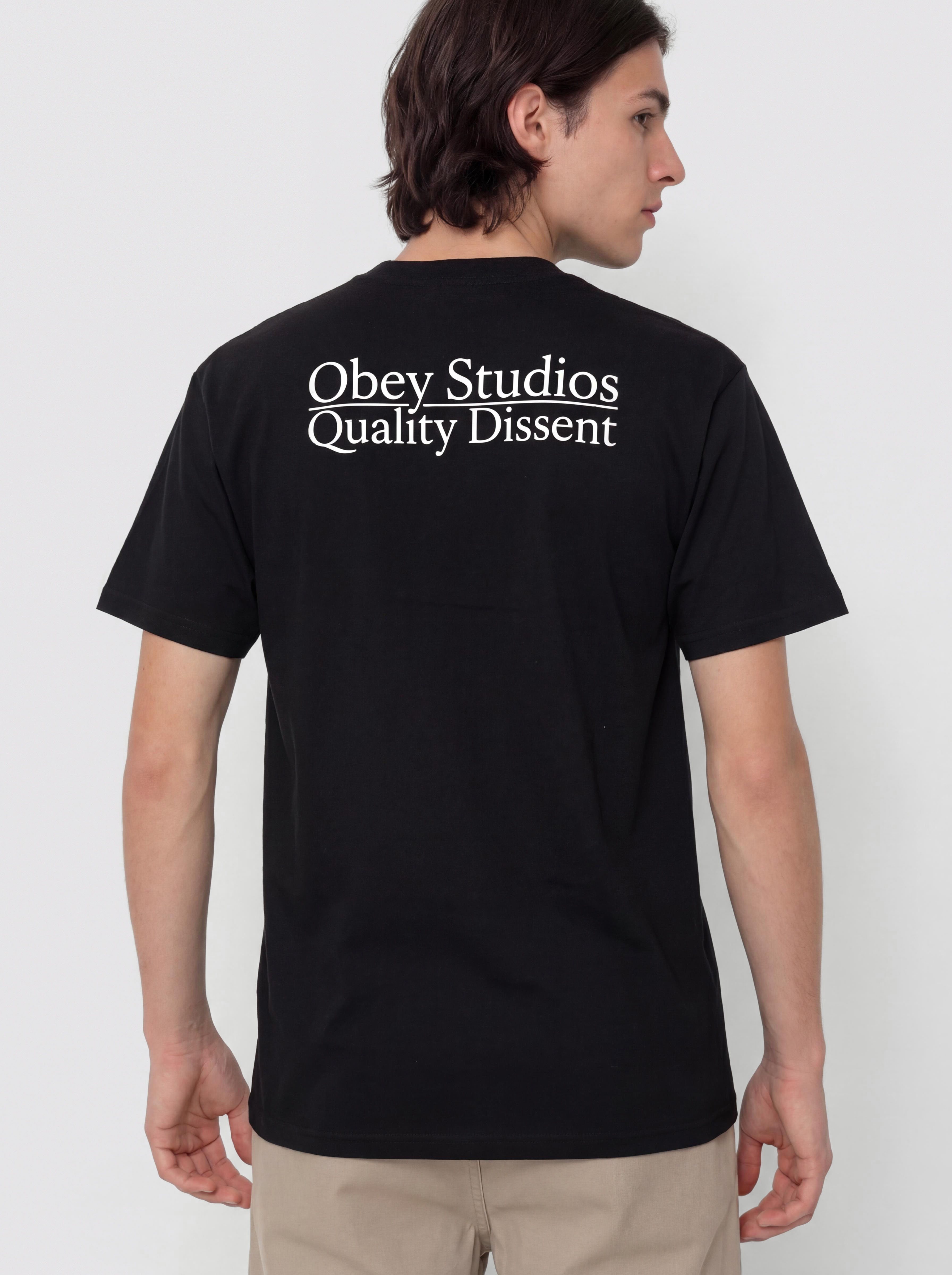 OBEY Studios Quality Dissent T-Shirt (black)